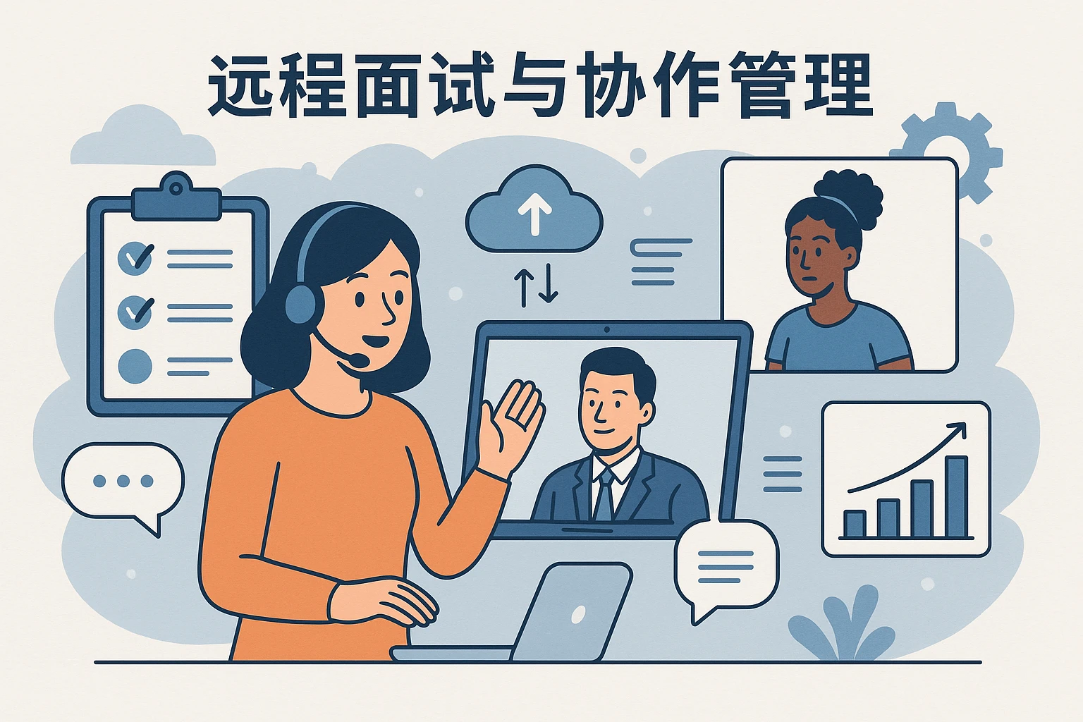 远程面试与协作管理