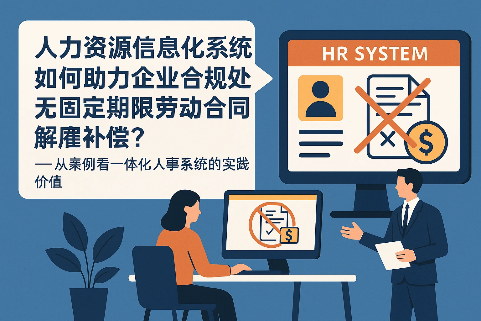 人力资源信息化系统如何助力企业合规处理无固定期限劳动合同解雇补偿？——从案例看一体化人事系统的实践价值