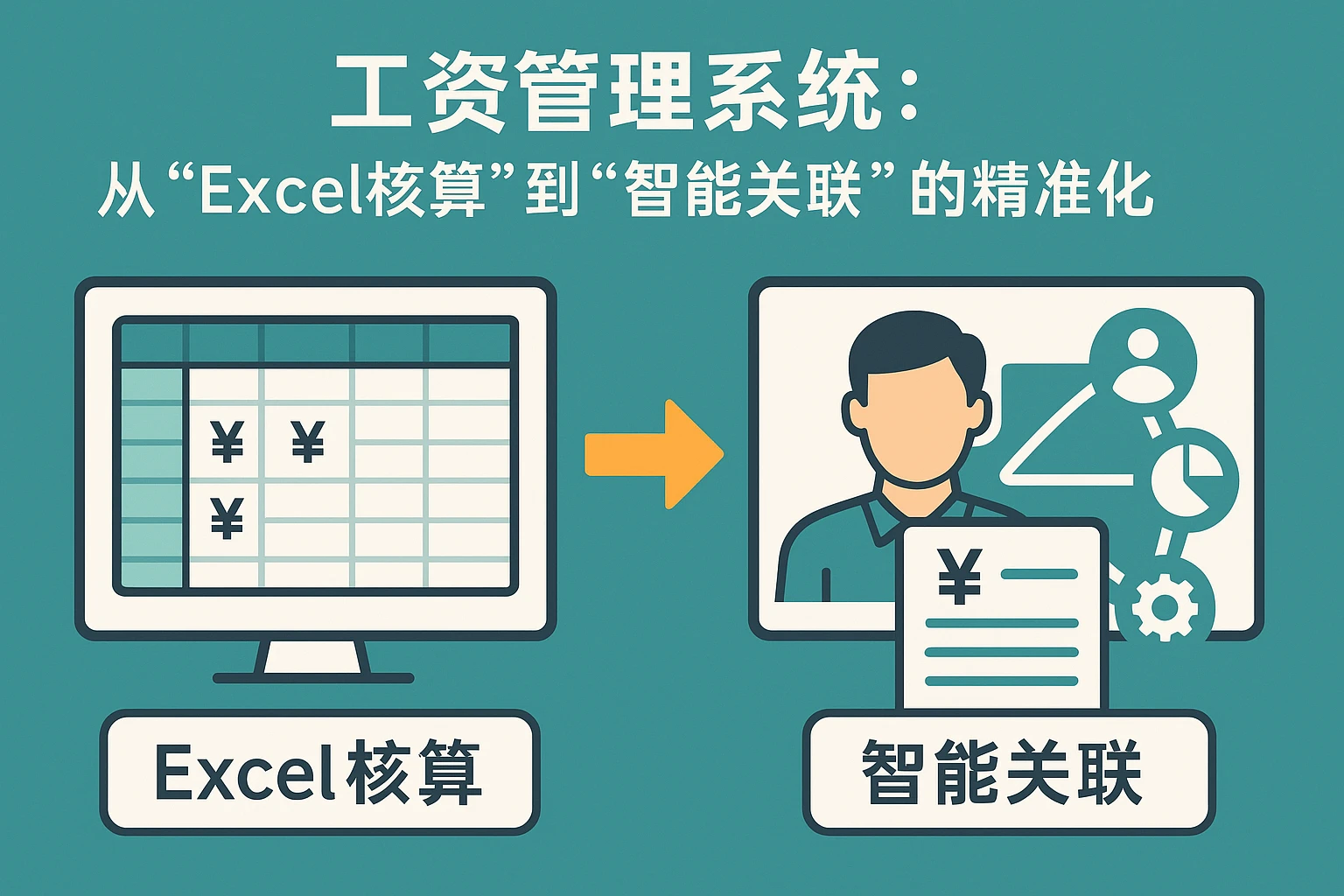 2. 工资管理系统:从“Excel核算”到“智能关联”的精准化