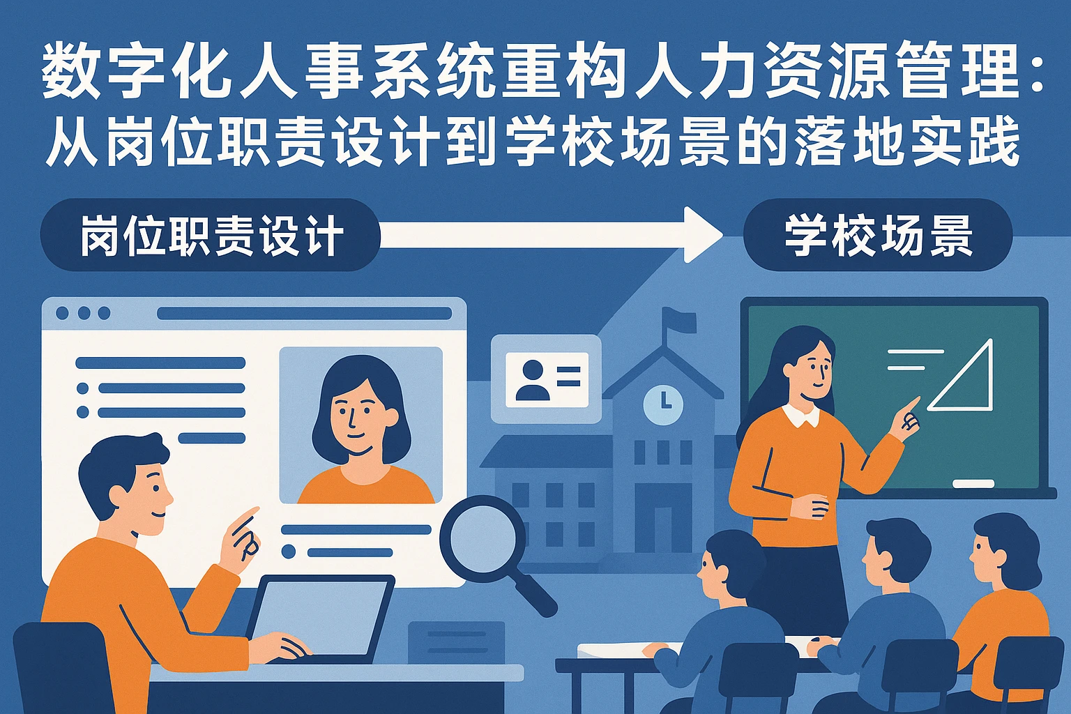 数字化人事系统重构人力资源管理:从岗位职责设计到学校场景的落地实践