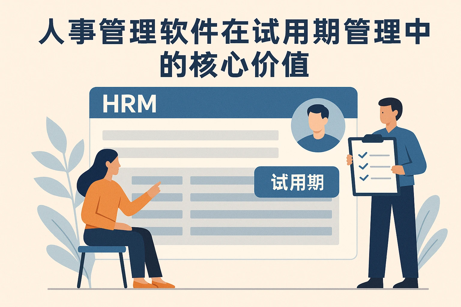 人事管理软件在试用期管理中的核心价值