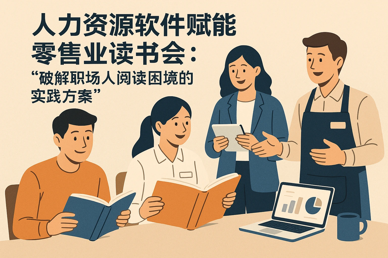 人力资源软件赋能零售业读书会:破解职场人阅读困境的实践方案