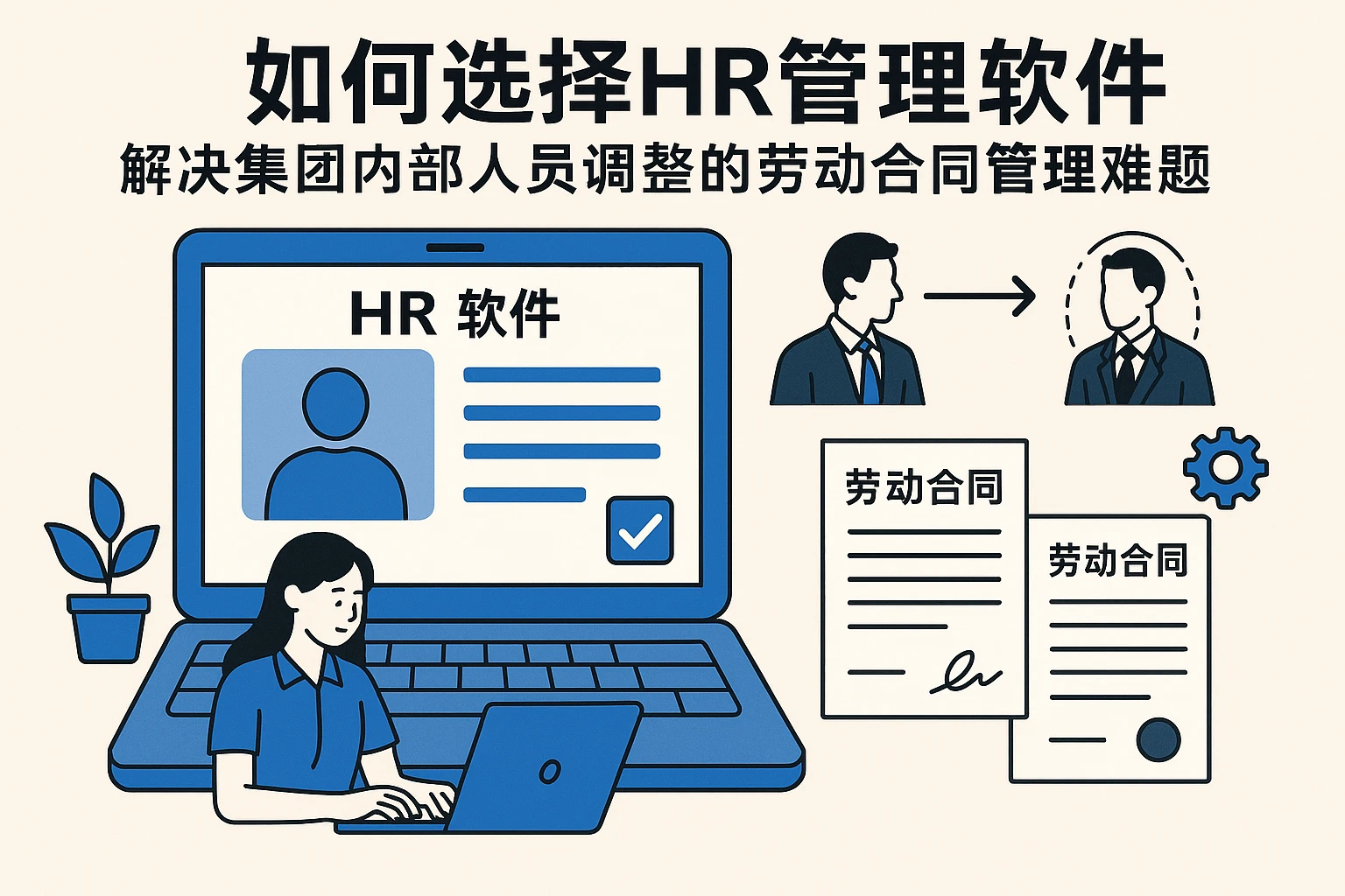 如何选择HR管理软件解决集团内部人员调整的劳动合同管理难题