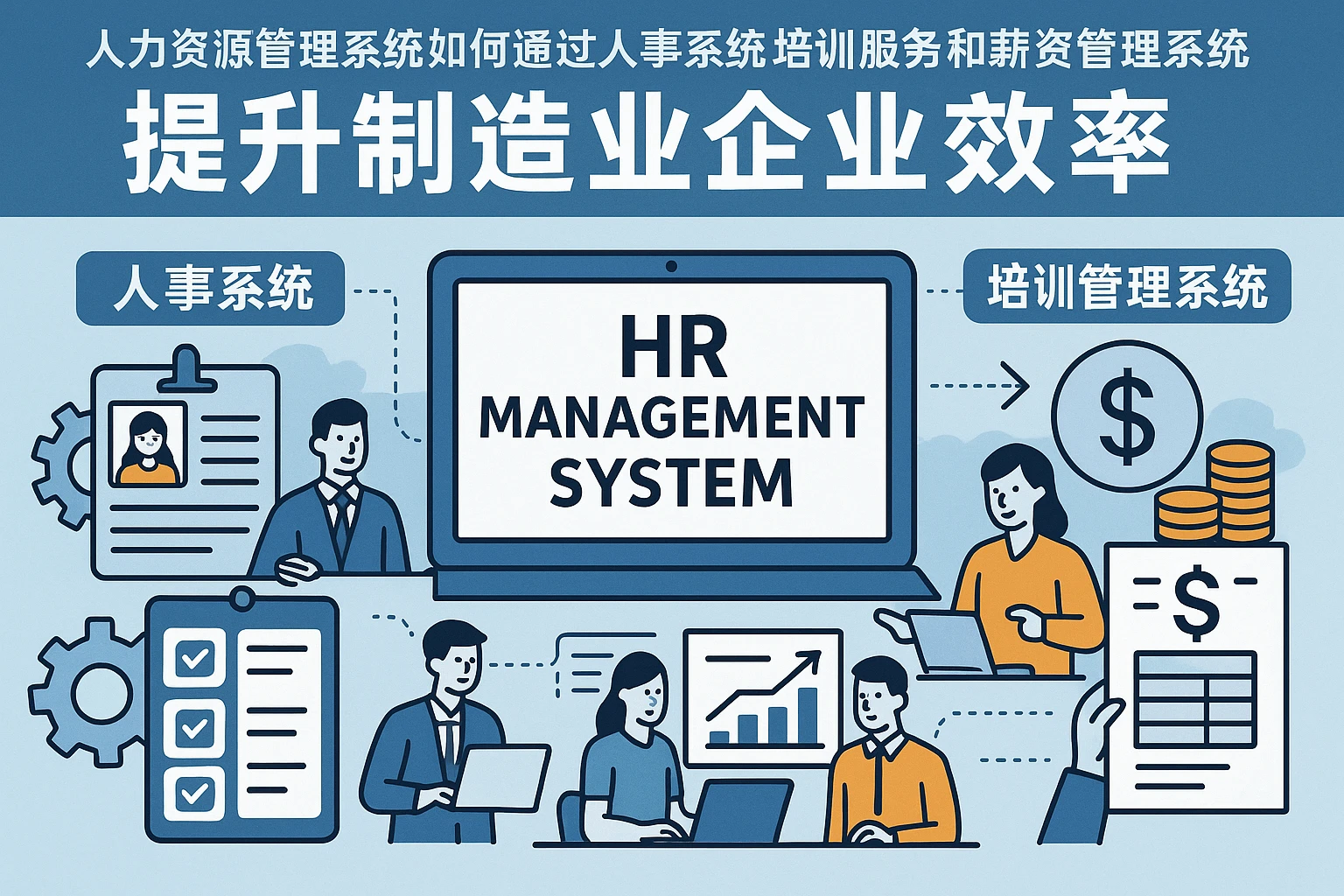 人力资源管理系统如何通过人事系统培训服务和薪资管理系统提升制造业企业效率