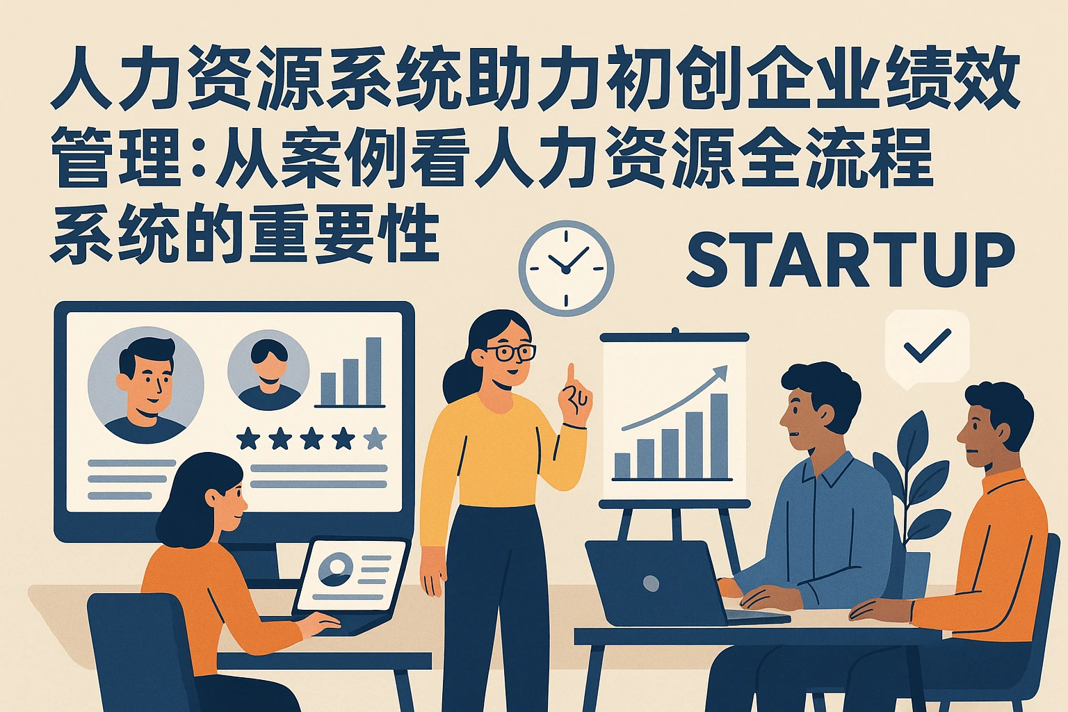 人力资源系统助力初创企业绩效管理：从案例看人力资源全流程系统的重要性