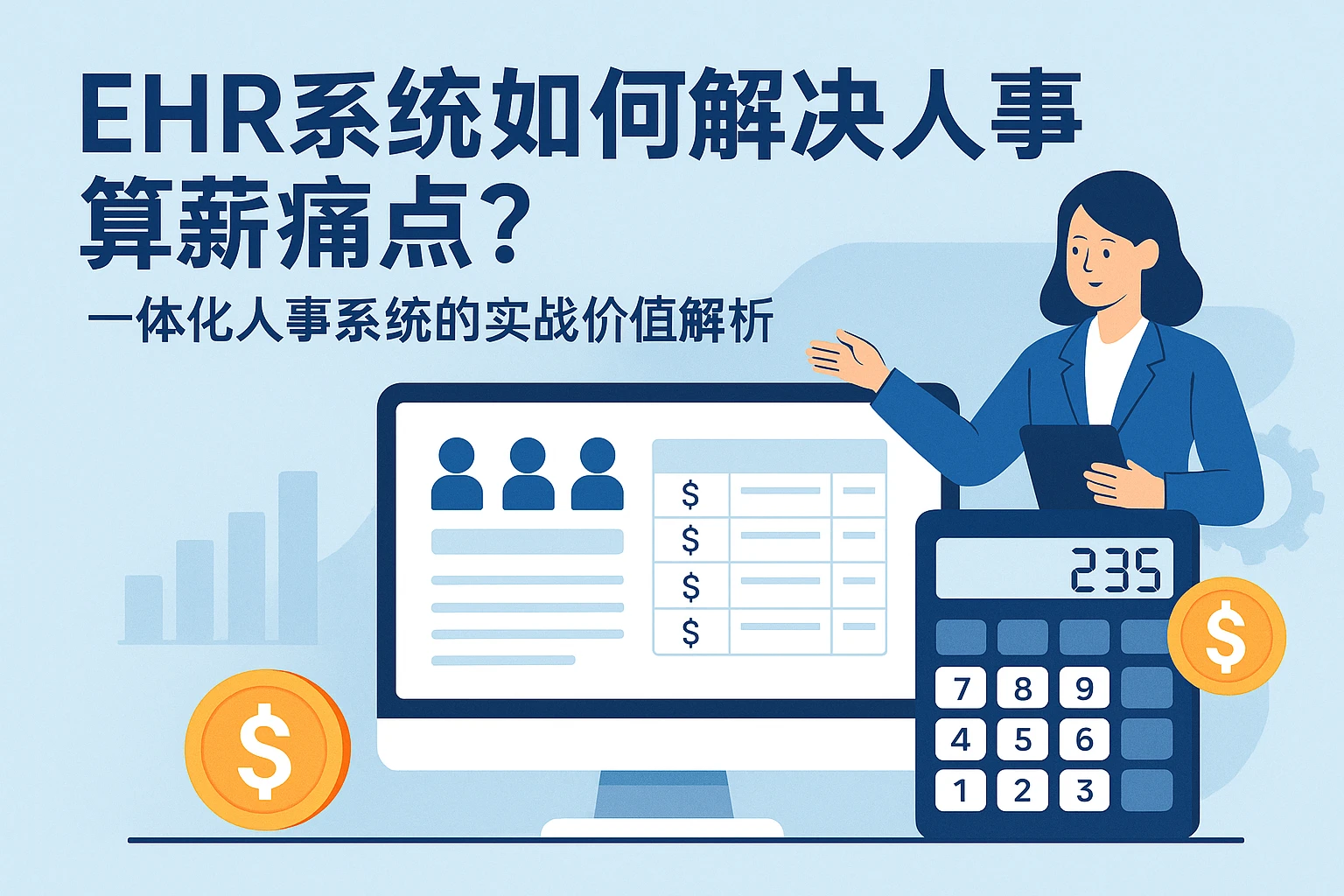 EHR系统如何解决人事算薪痛点?一体化人事系统的实战价值解析