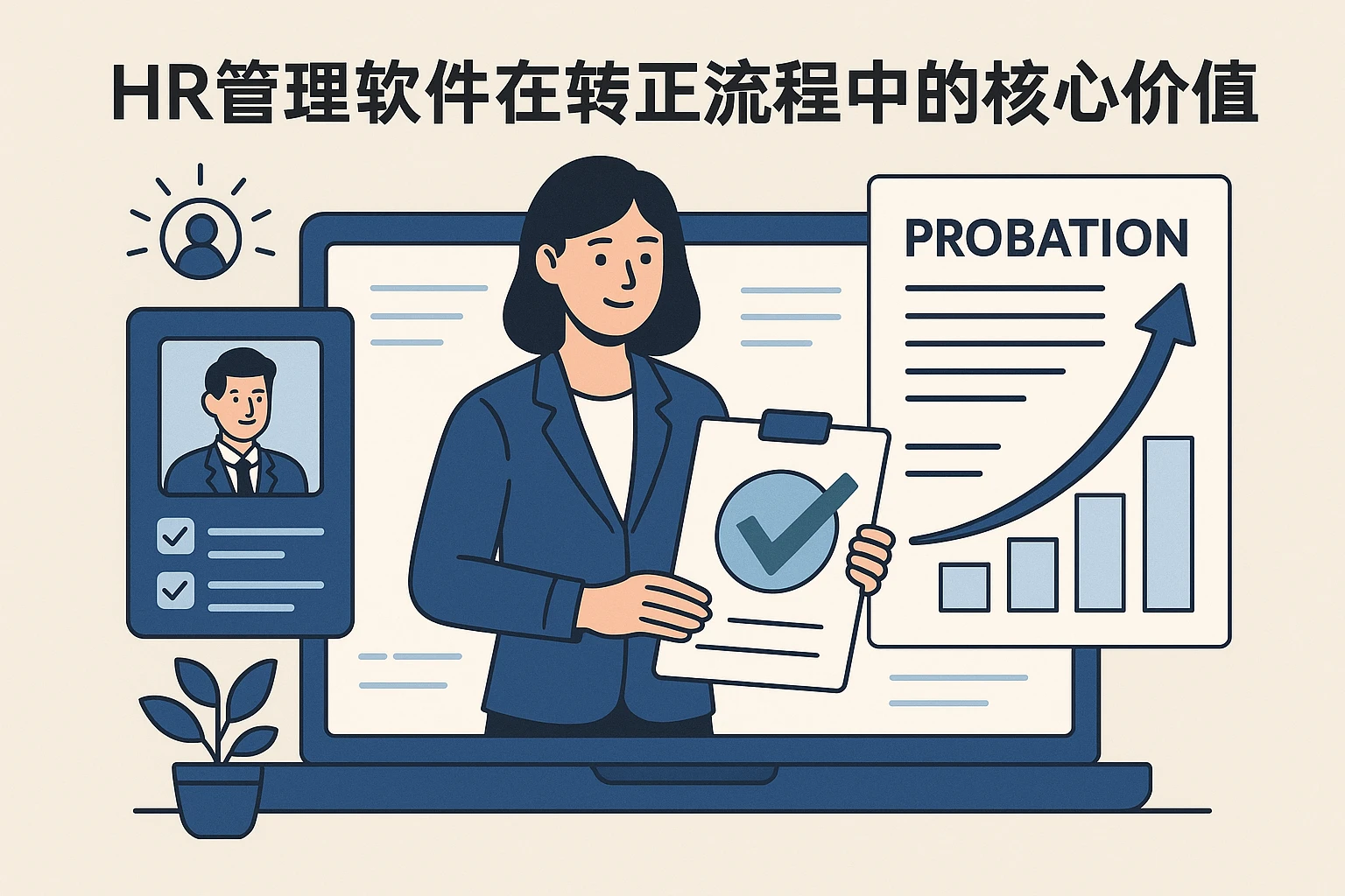 HR管理软件在转正流程中的核心价值