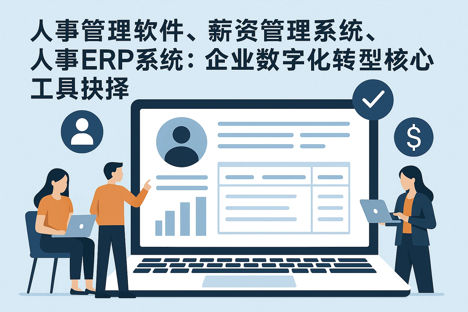 人事管理软件、薪资管理系统、人事ERP系统：企业数字化转型的核心工具抉择