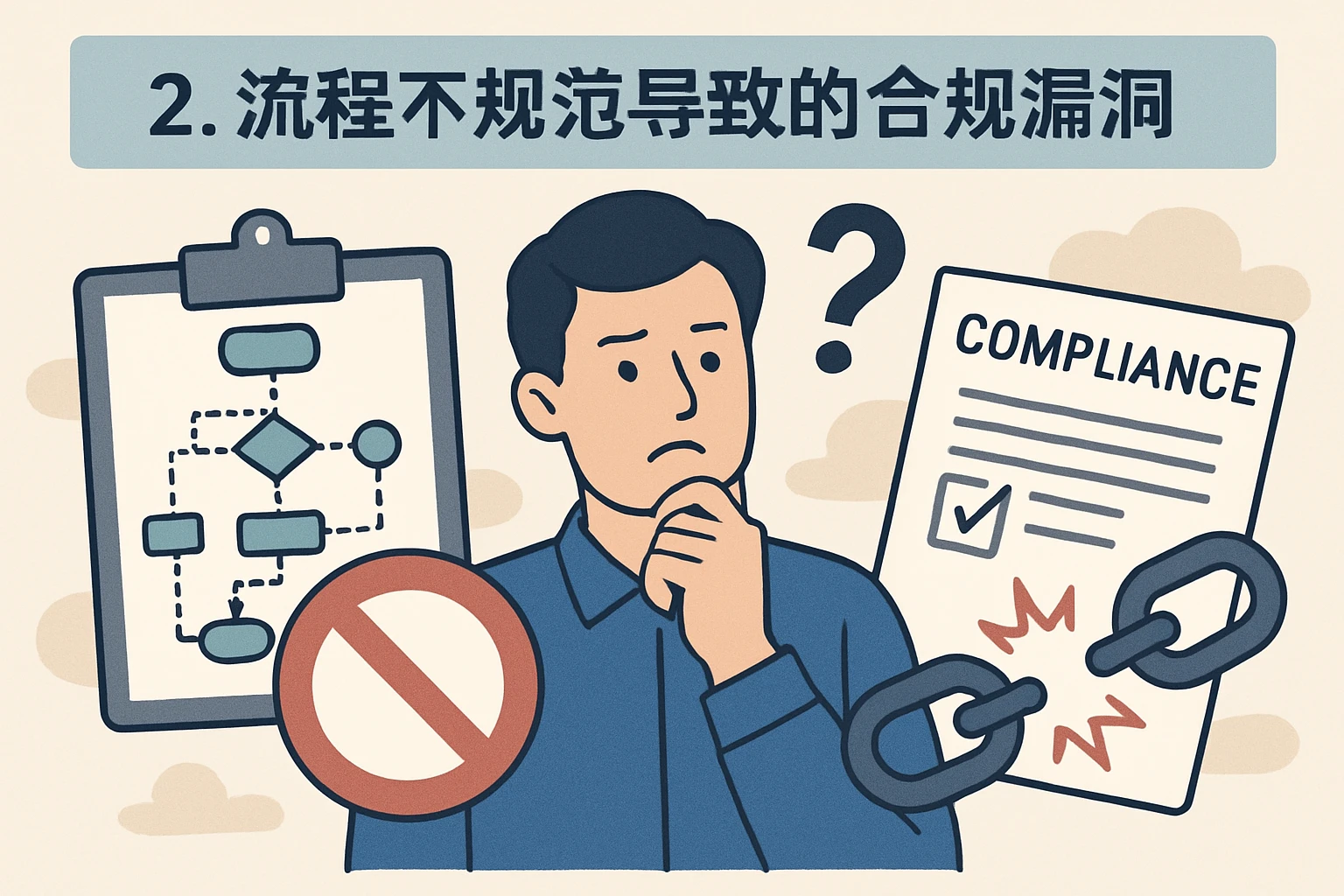 2. 流程不规范导致的合规漏洞
