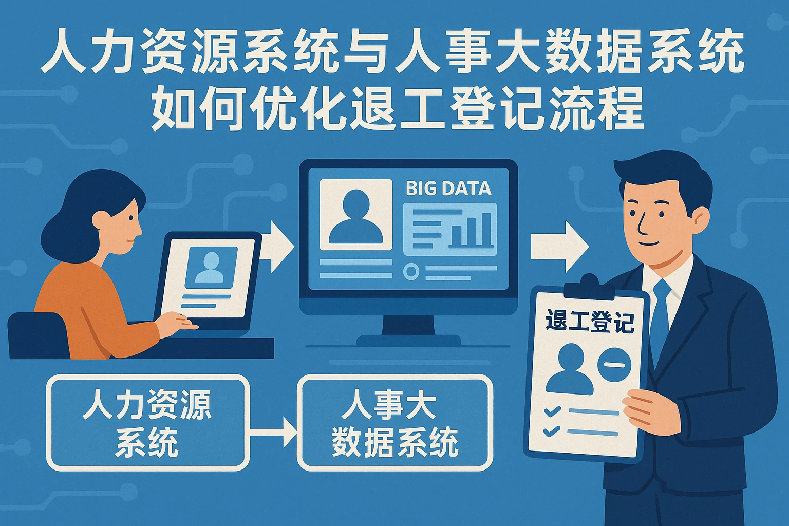 人力资源系统与人事大数据系统如何优化退工登记流程
