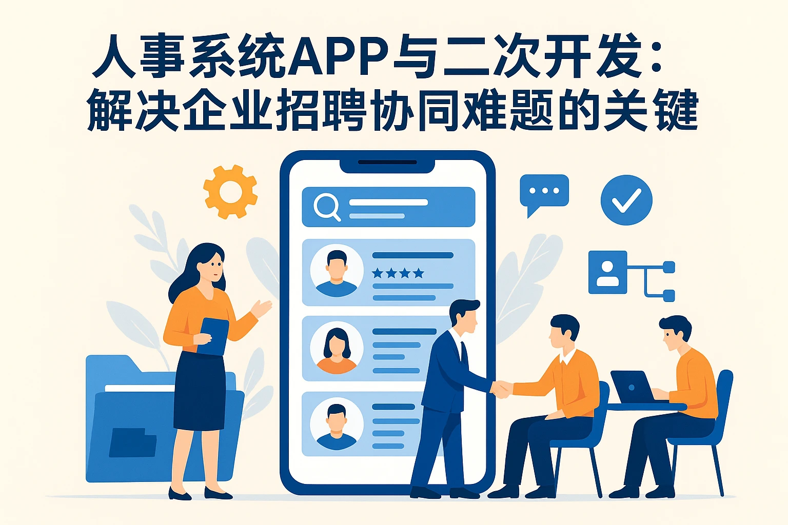 人事系统APP与二次开发:解决企业招聘协同难题的关键