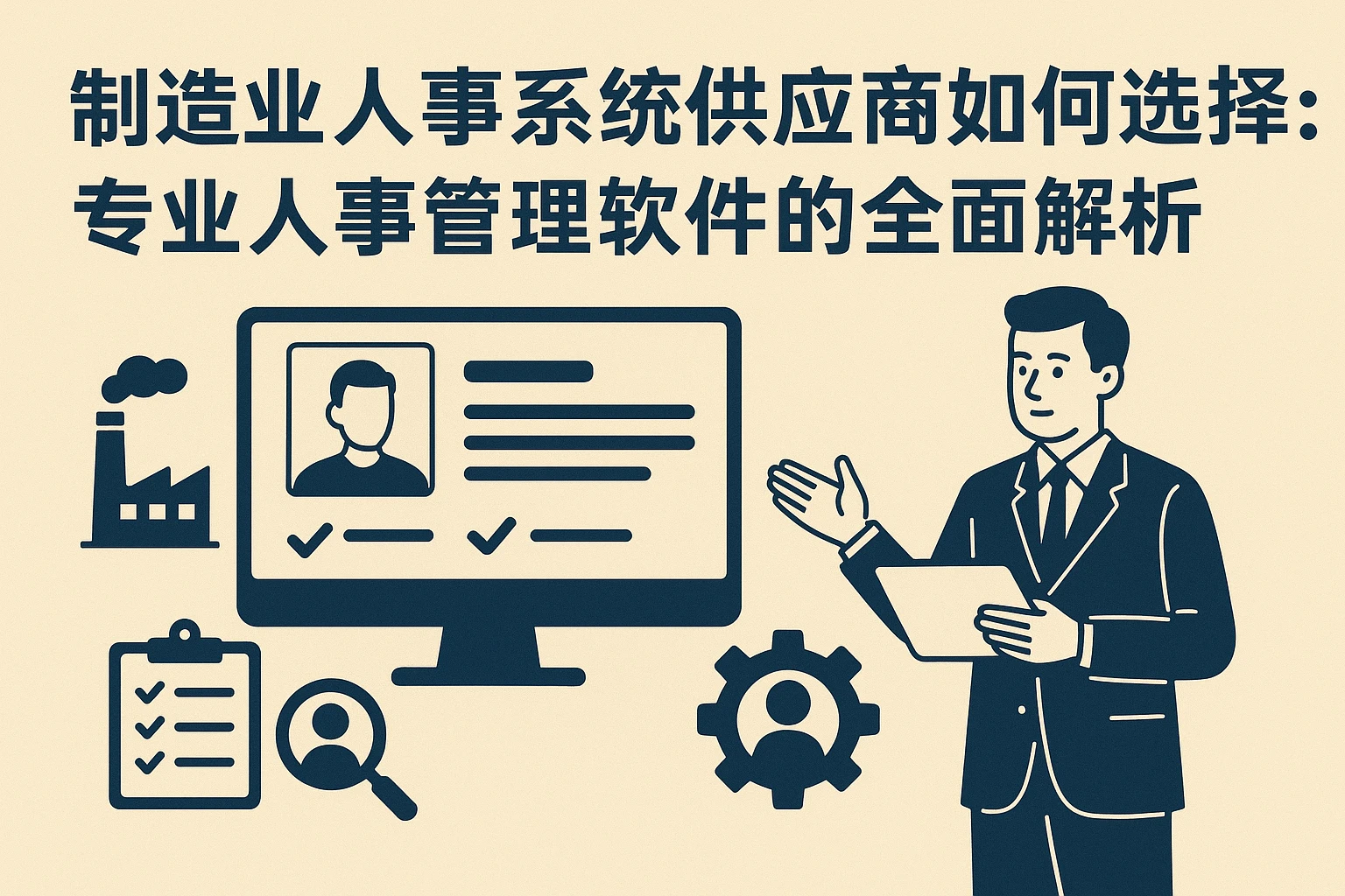 制造业人事系统供应商如何选择：专业人事管理软件的全面解析