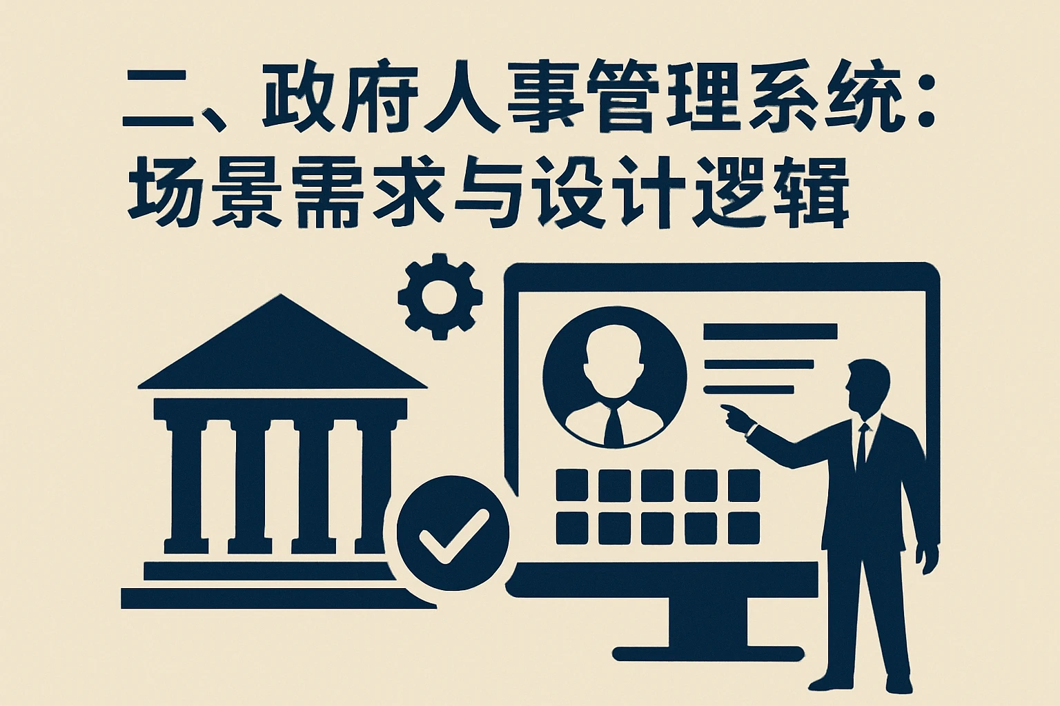 二、政府人事管理系统：场景需求与设计逻辑
