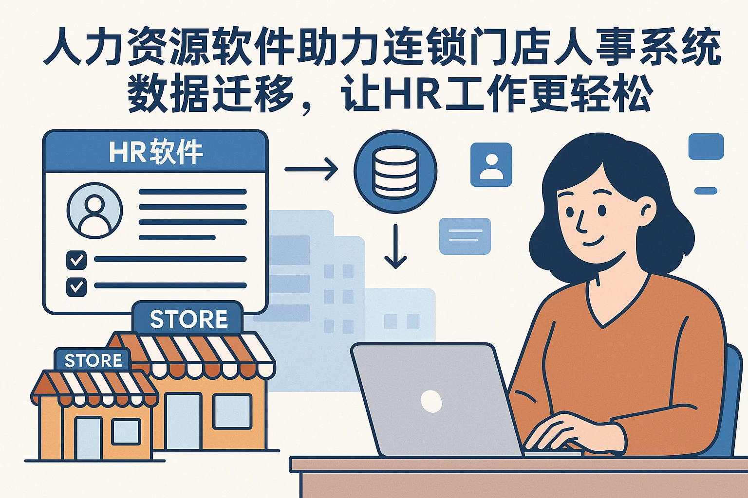 人力资源软件助力连锁门店人事系统数据迁移，让HR工作更轻松