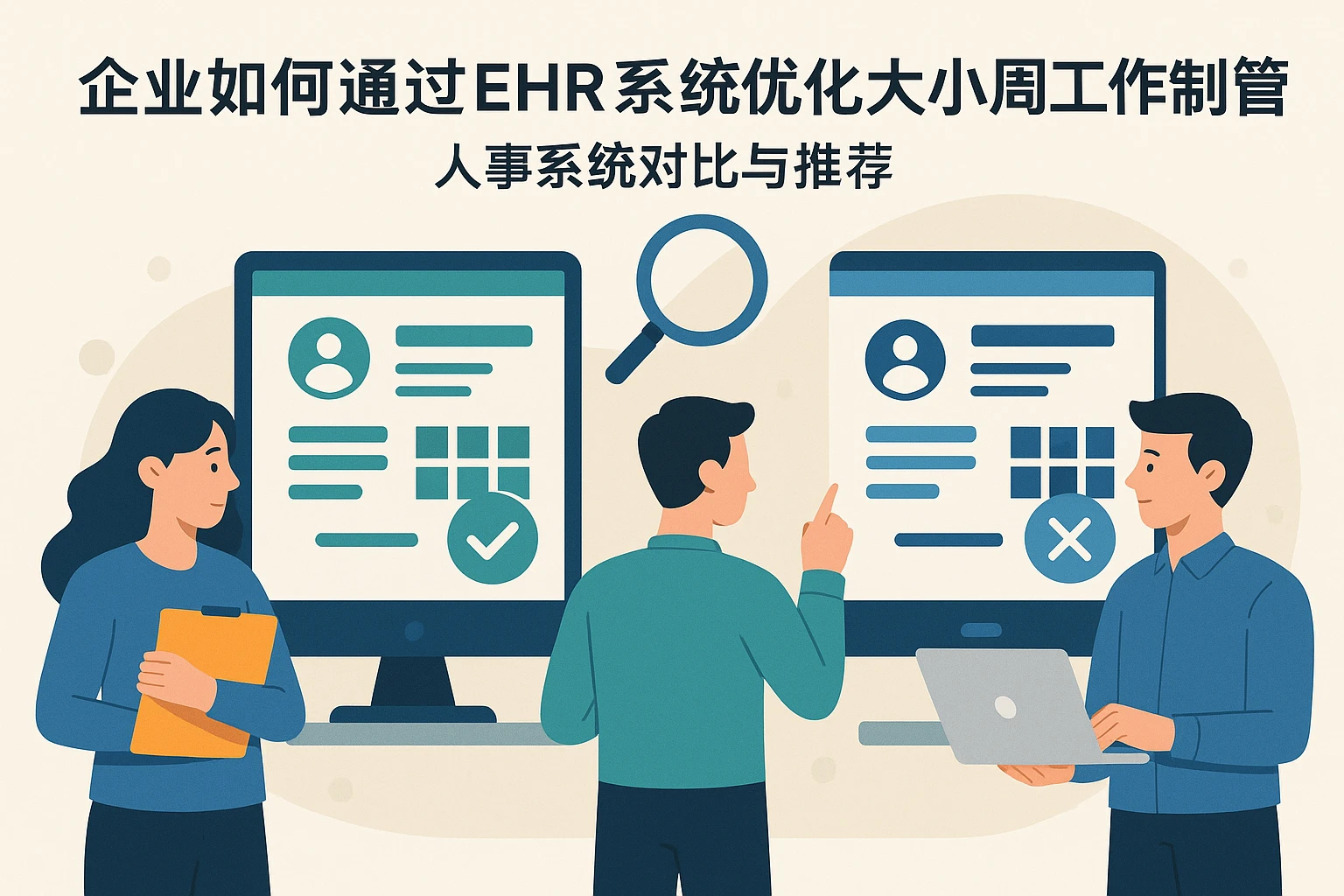 企业如何通过EHR系统优化大小周工作制管理 - 人事系统对比与推荐