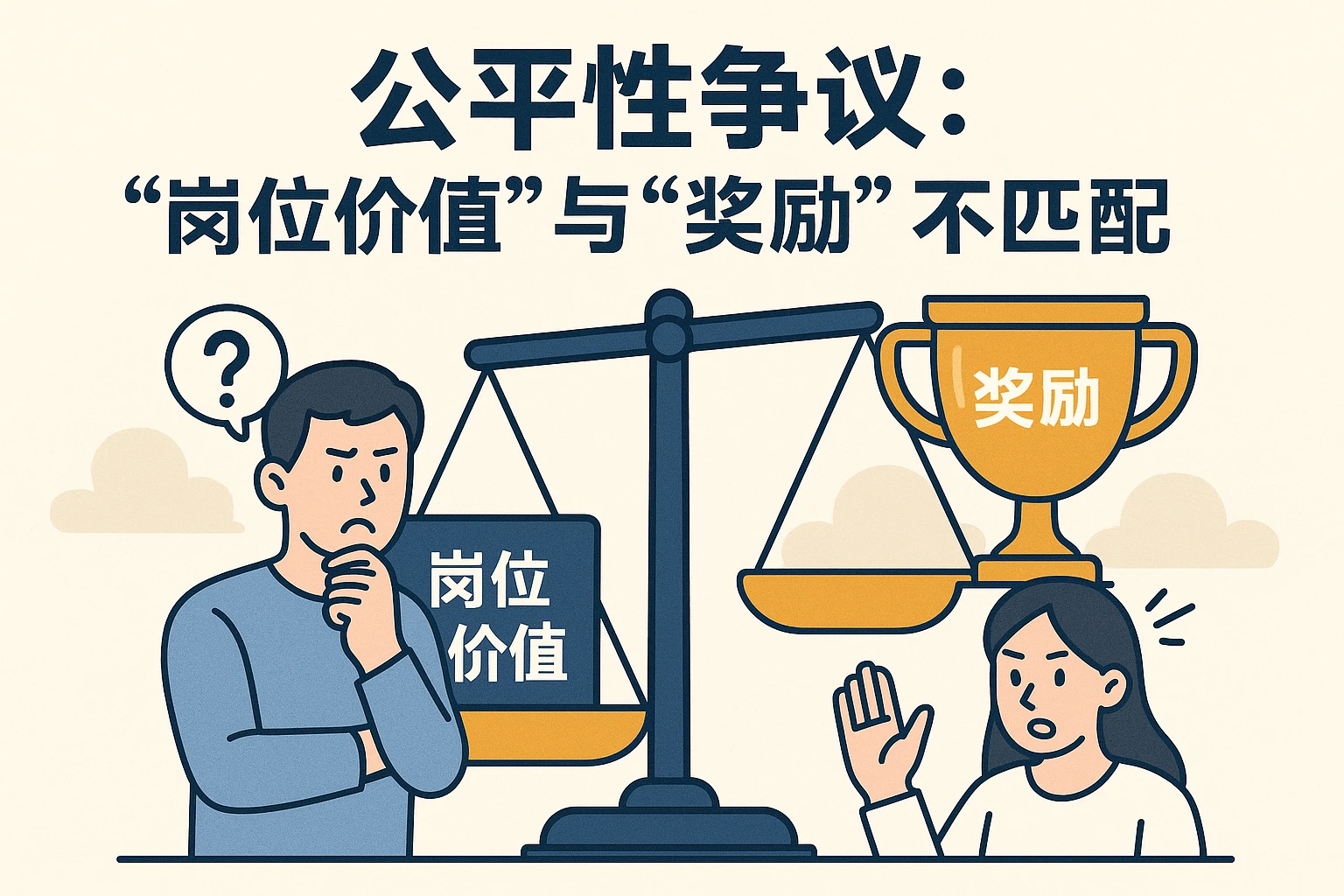 2. 公平性争议:“岗位价值”与“奖励”不匹配