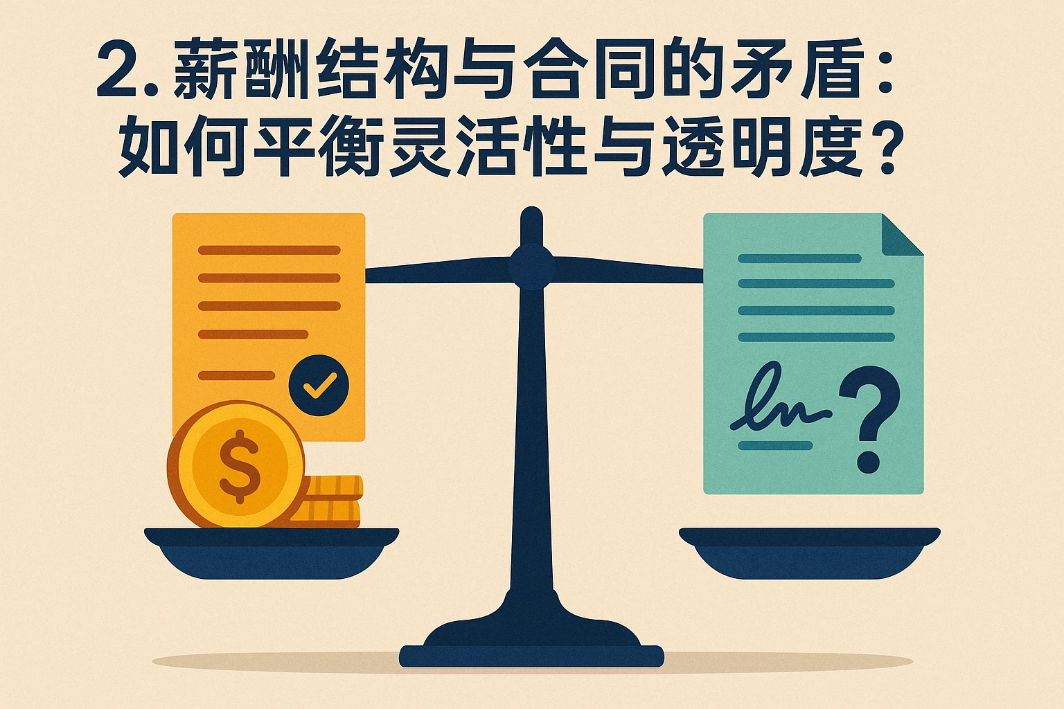 2. 薪酬结构与合同的矛盾：如何平衡灵活性与透明度？