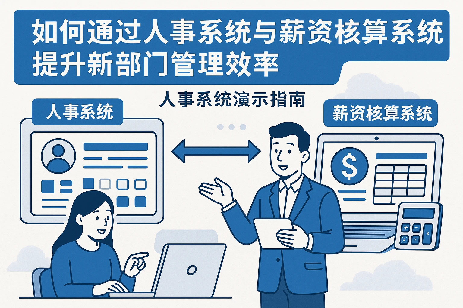 如何通过人事系统与薪资核算系统提升新部门管理效率 - 人事系统演示指南