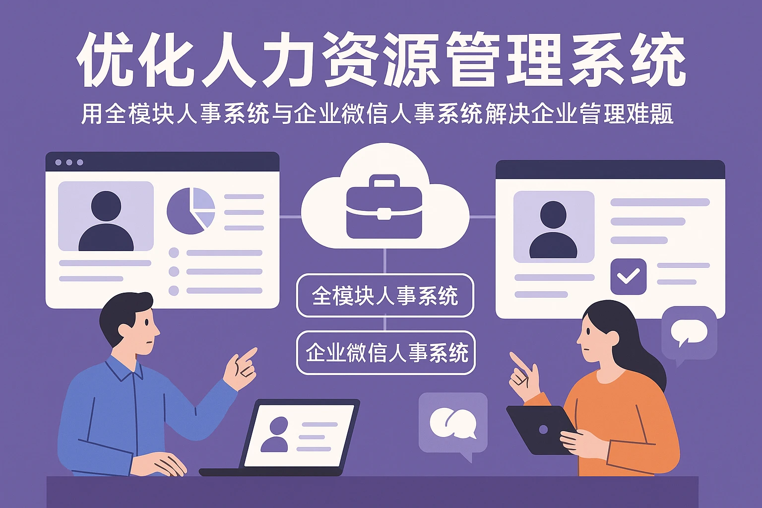 优化人力资源管理系统:用全模块人事系统与企业微信人事系统解决企业管理难题