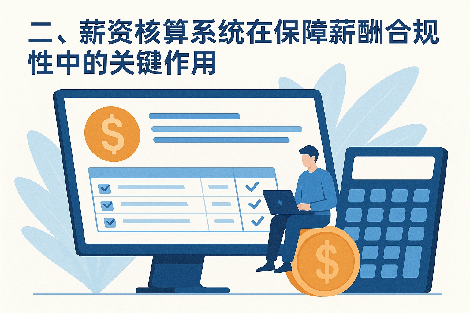 二、薪资核算系统在保障薪酬合规性中的关键作用