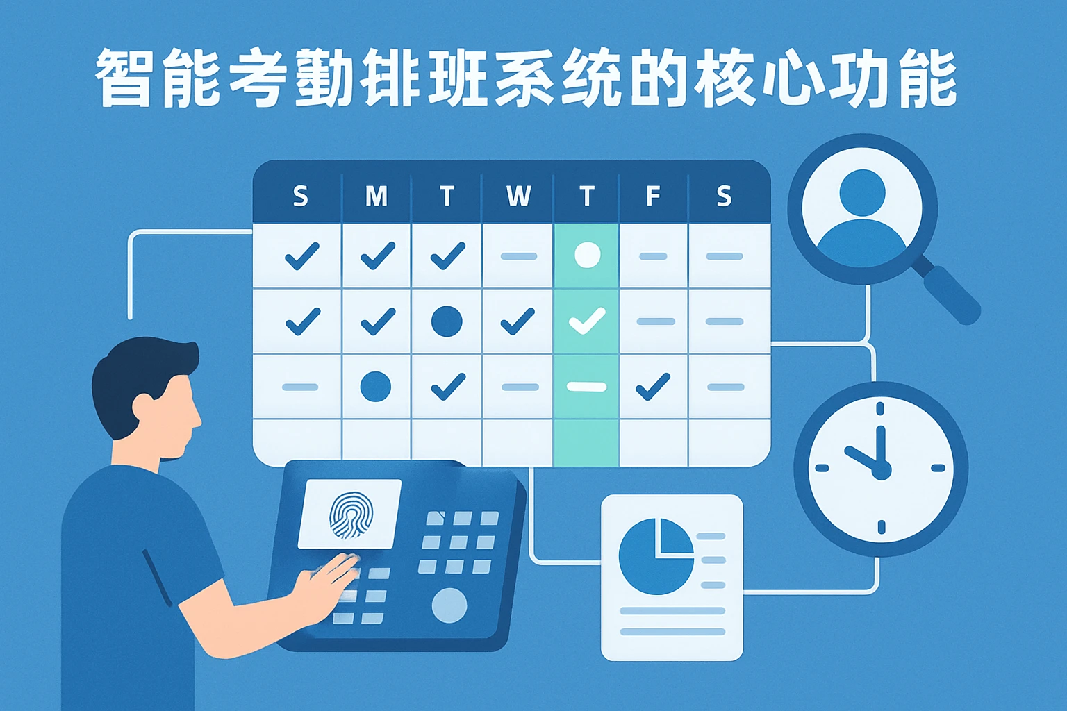 智能考勤排班系统的核心功能