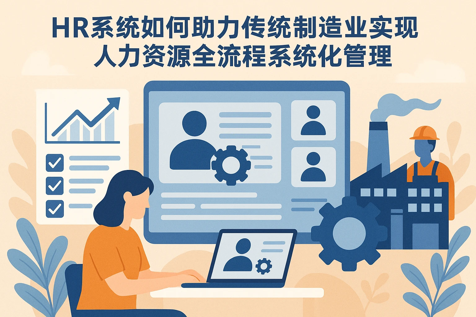 HR系统如何助力传统制造业实现人力资源全流程系统化管理