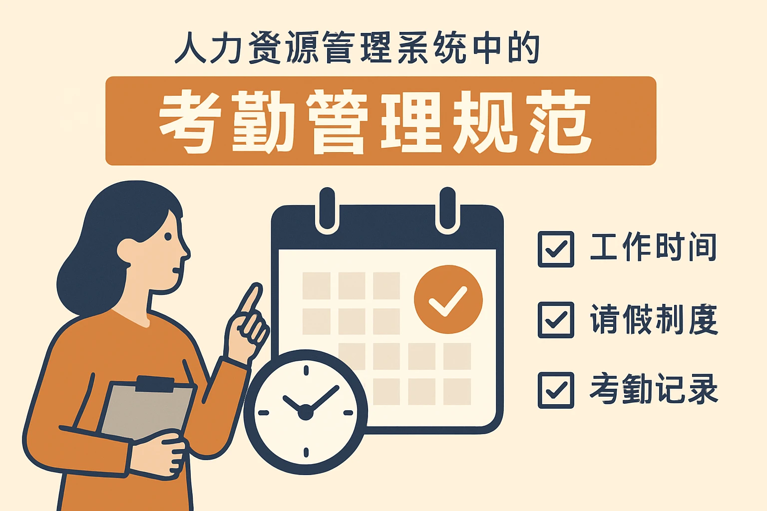 人力资源管理系统中的考勤管理规范