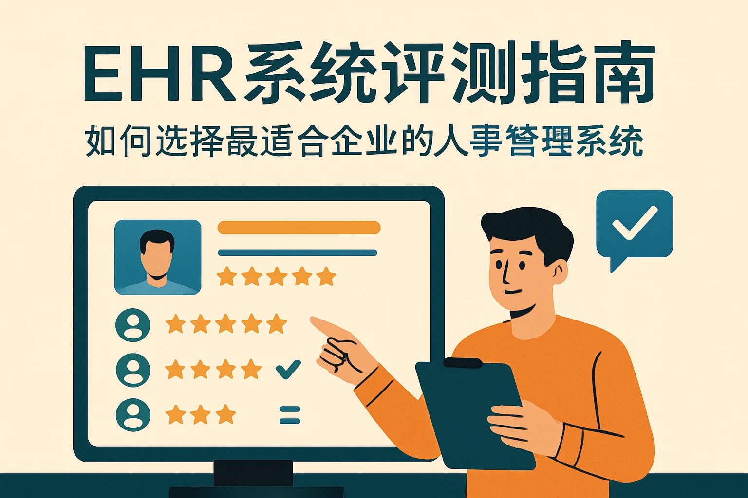 EHR系统评测指南:如何选择最适合企业的人事管理系统