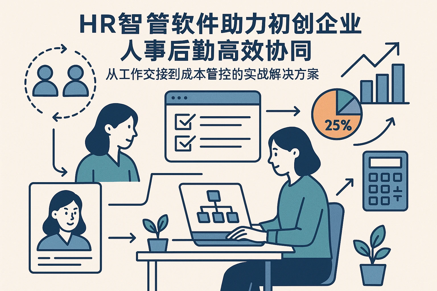 HR管理软件助力初创企业人事后勤高效协同:从工作交接到成本管控的实战解决方案