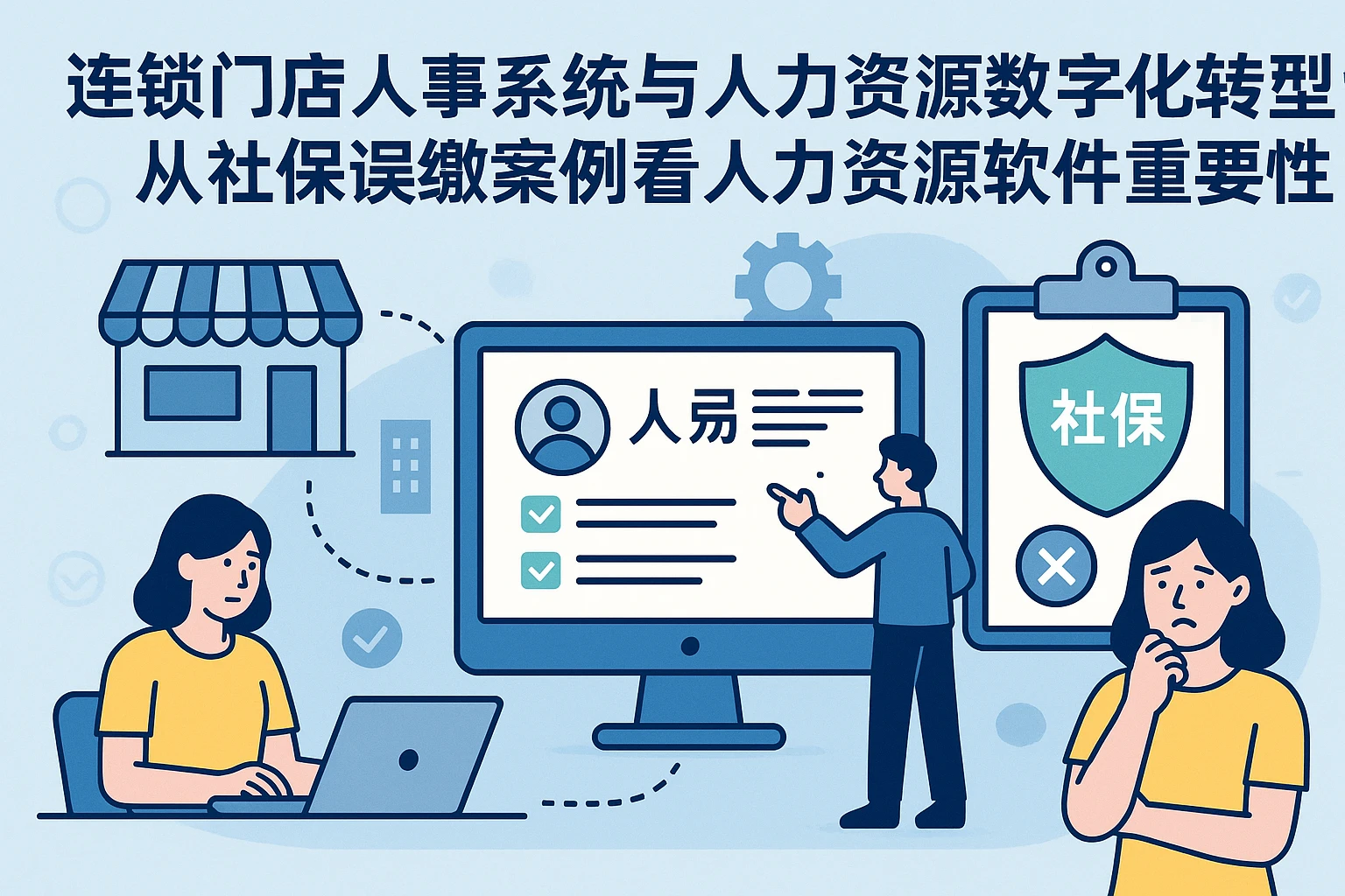 连锁门店人事系统与人力资源数字化转型：从社保误缴案例看人力资源软件的重要性