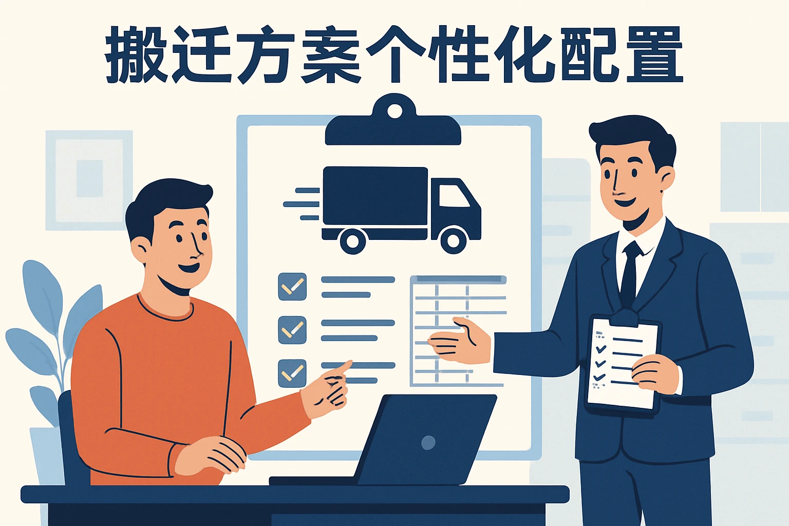 搬迁方案个性化配置