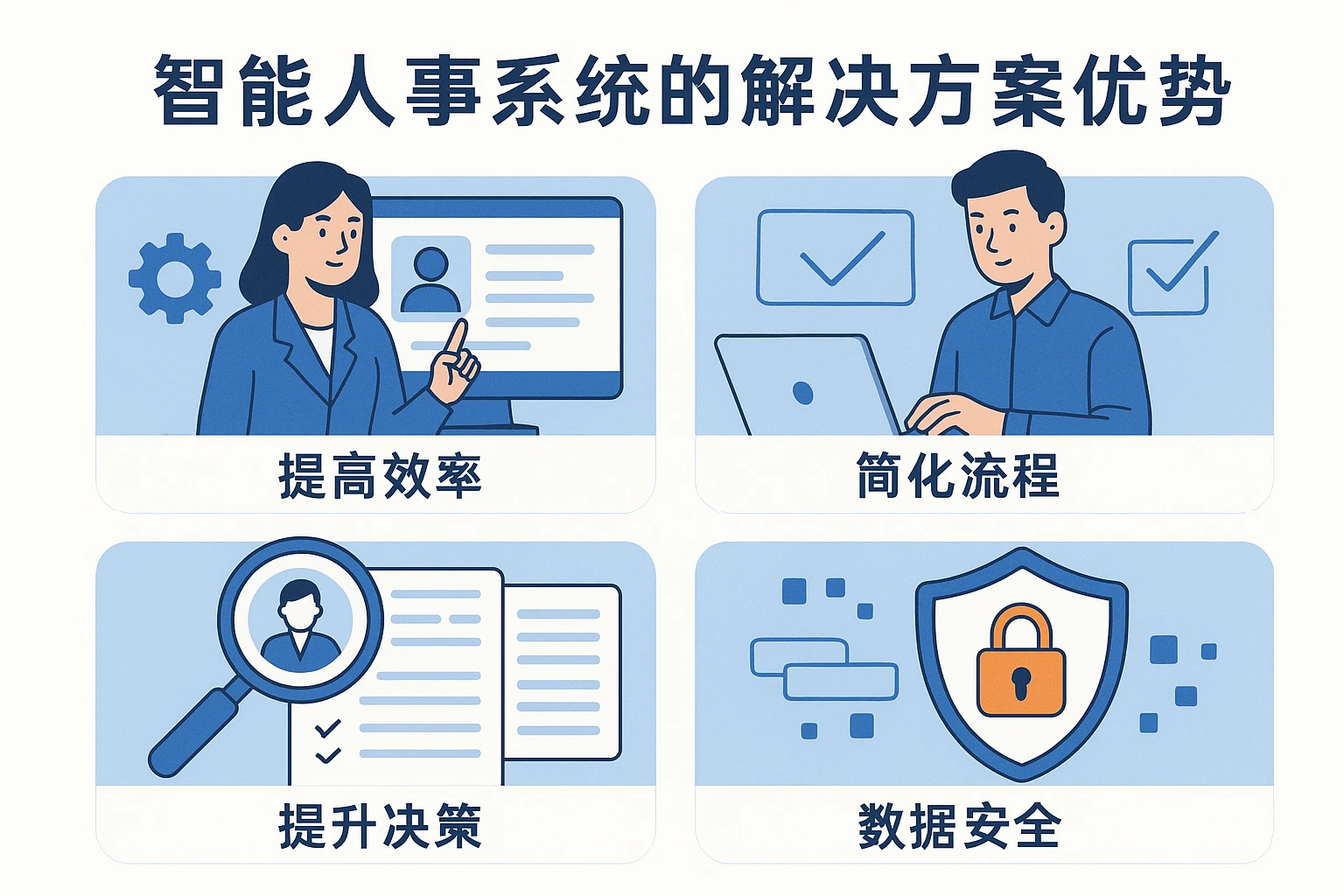 智能人事系统的解决方案优势