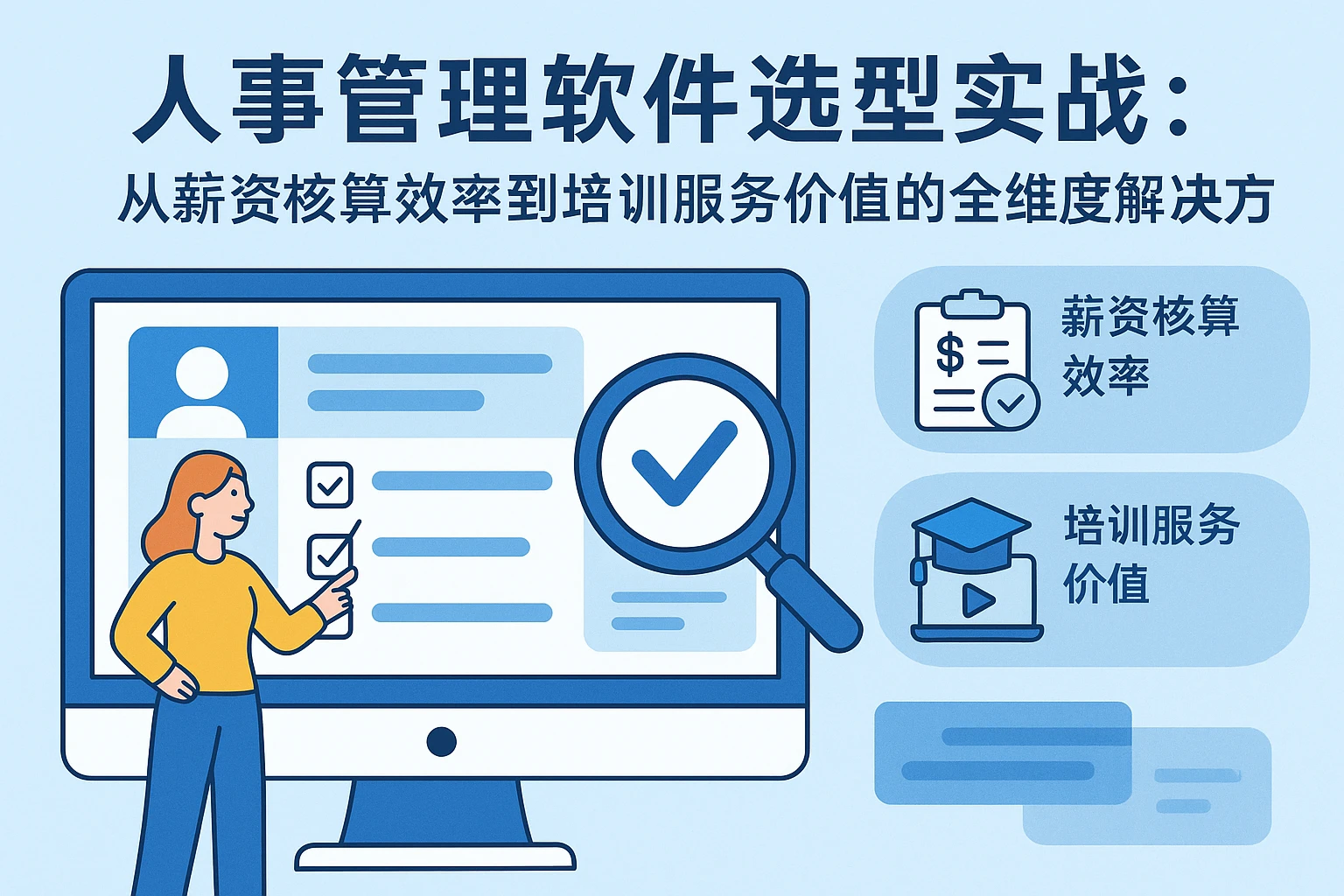 人事管理软件选型实战：从薪资核算效率到培训服务价值的全维度解决方案