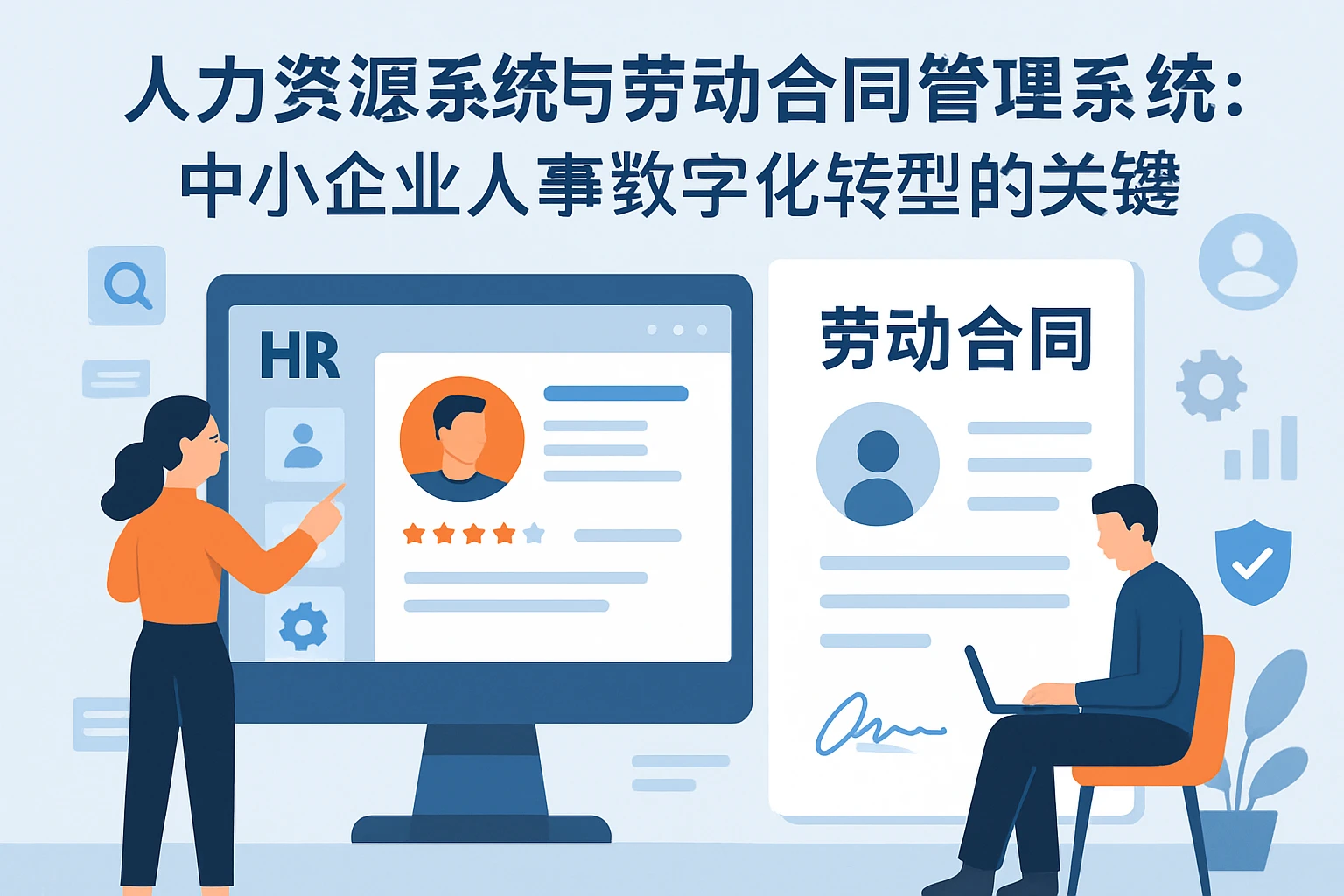 人力资源系统与劳动合同管理系统：中小企业人事数字化转型的关键