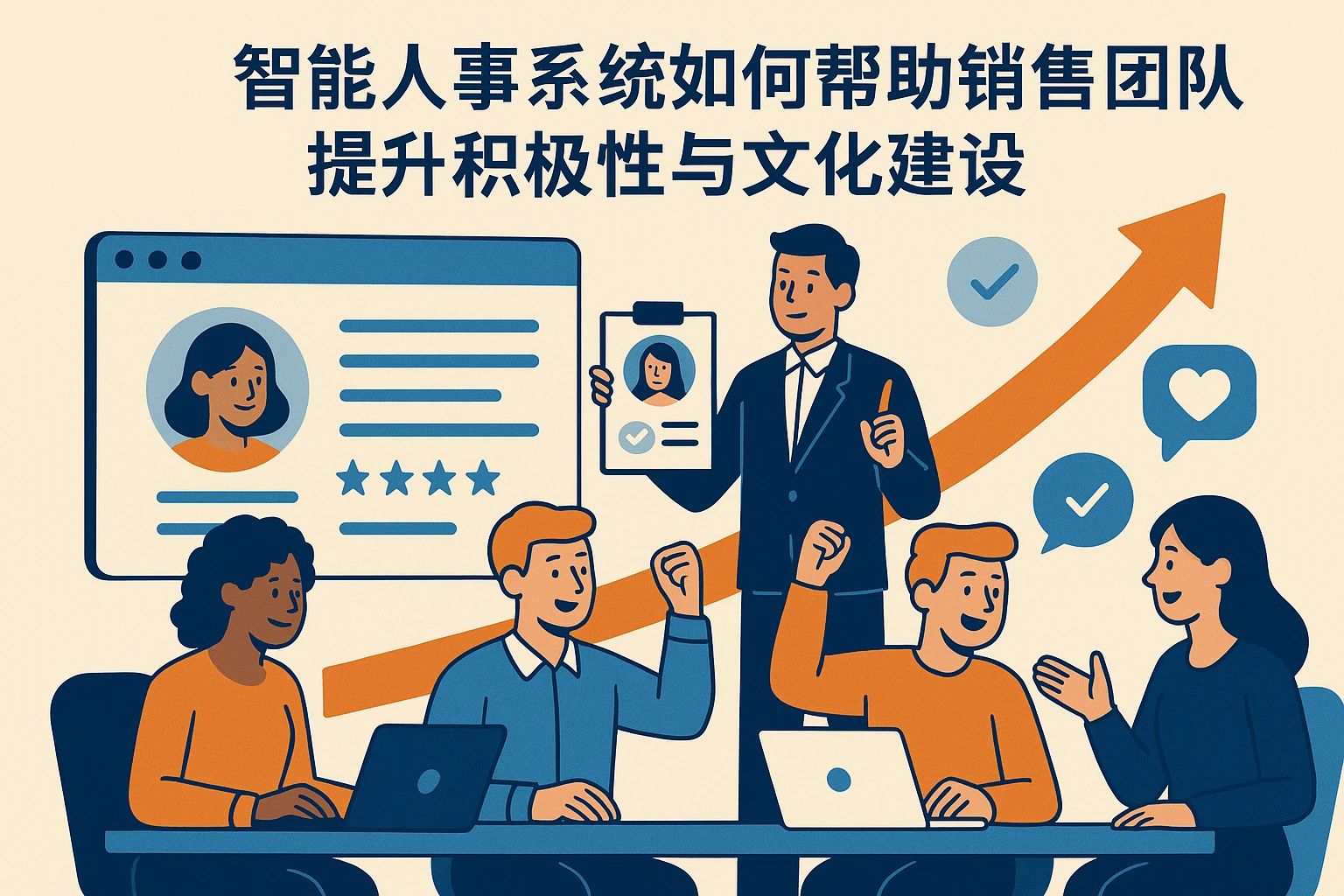 智能人事系统如何帮助销售团队提升积极性与文化建设