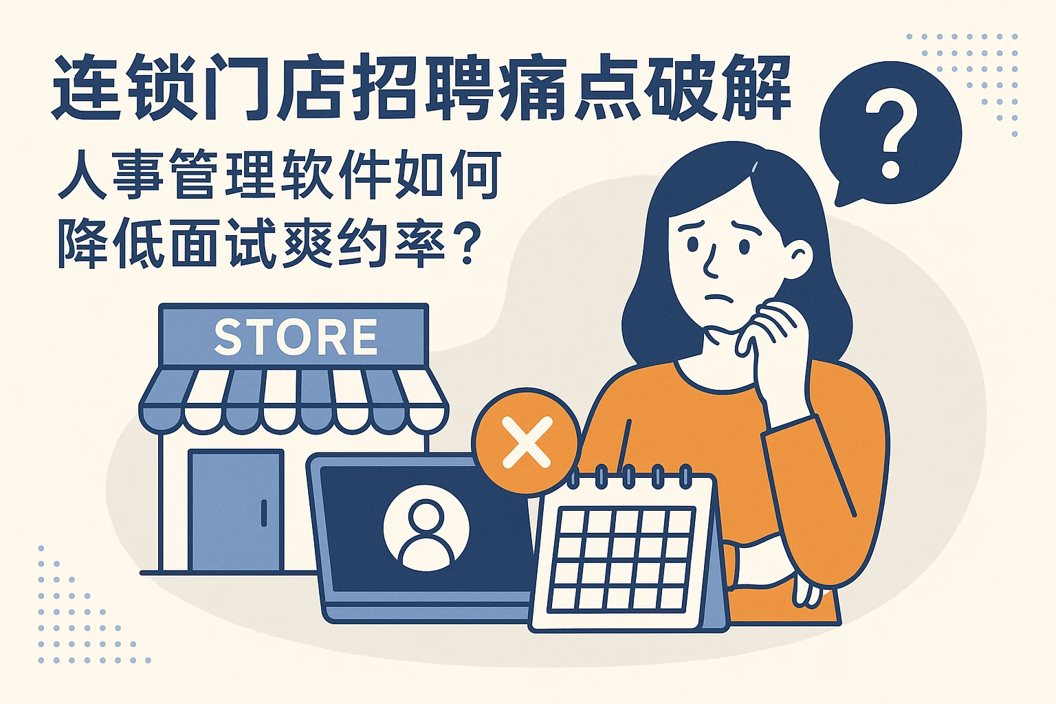 连锁门店招聘痛点破解：人事管理软件如何降低面试爽约率？