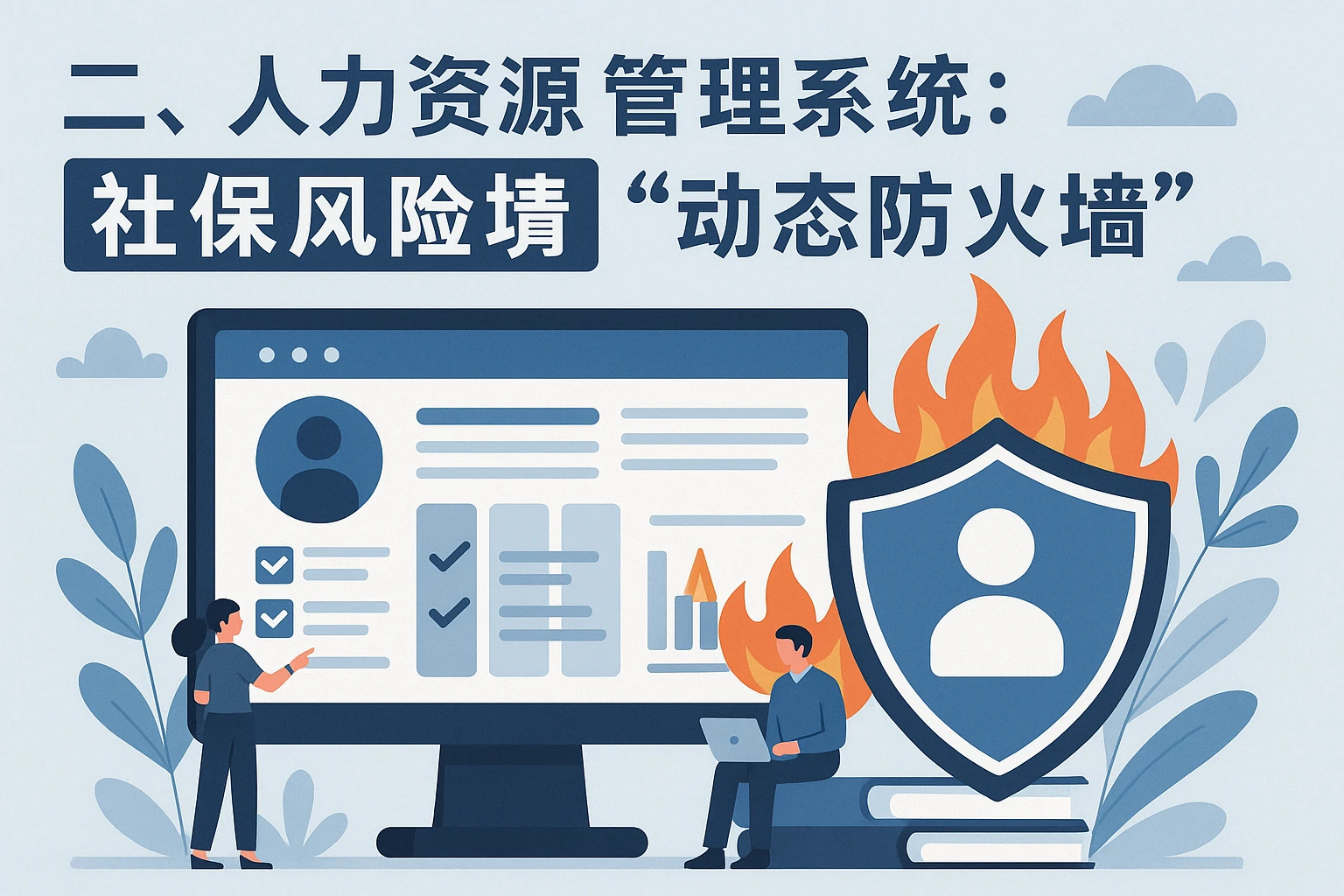 二、人力资源管理系统:社保风险的“动态防火墙”
