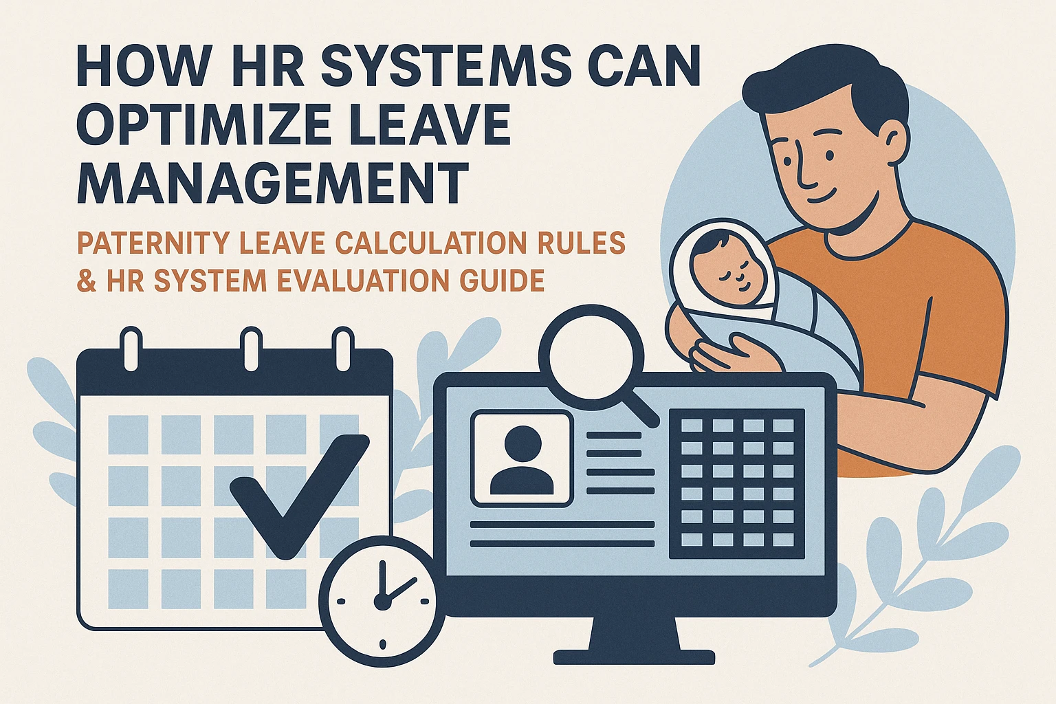 人力资源系统如何优化考勤管理：陪产假计算规则与人事系统评测指南