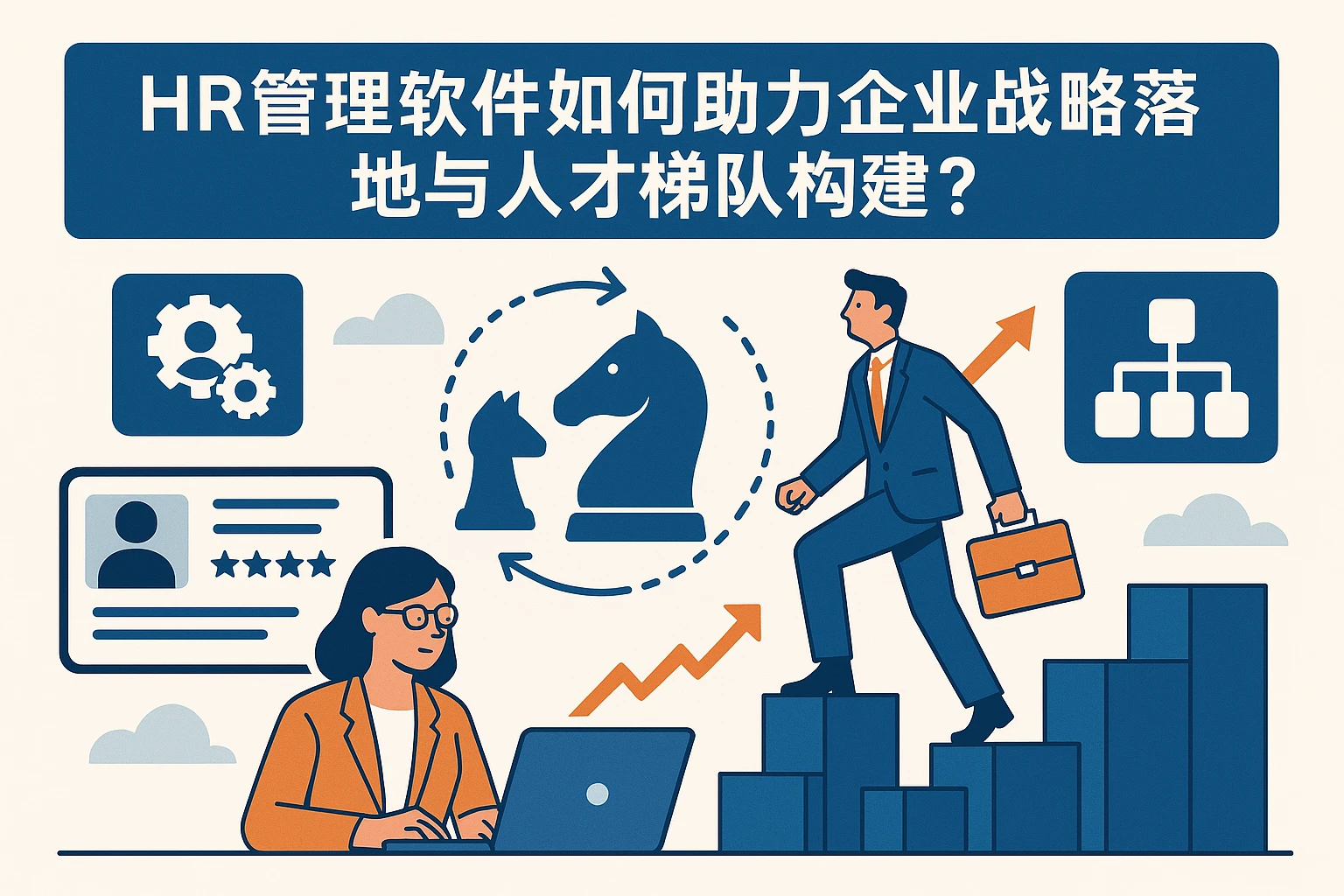HR管理软件如何助力企业战略落地与人才梯队构建？