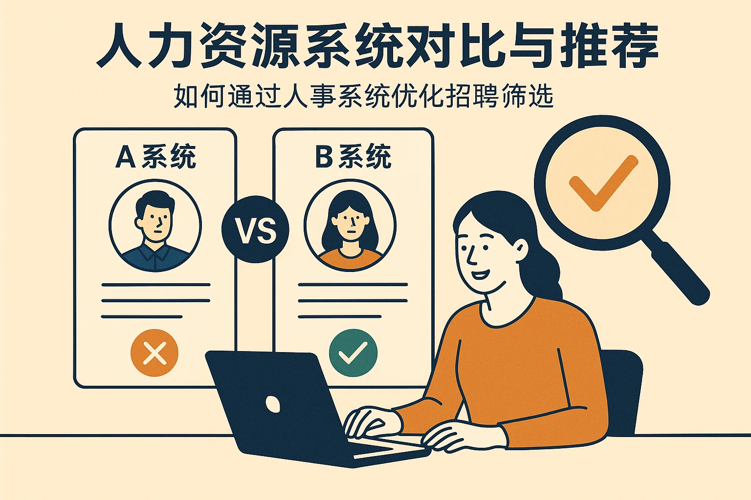 人力资源系统对比与推荐：如何通过人事系统优化招聘筛选