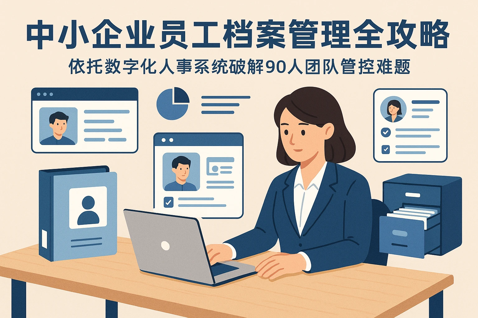 中小企业员工档案管理全攻略：依托数字化人事系统破解90人团队管控难题