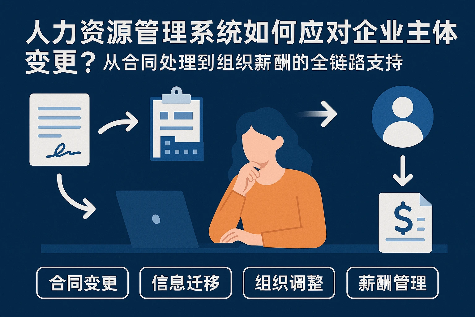 人力资源管理系统如何应对企业主体变更？从合同处理到组织薪酬的全链路支持