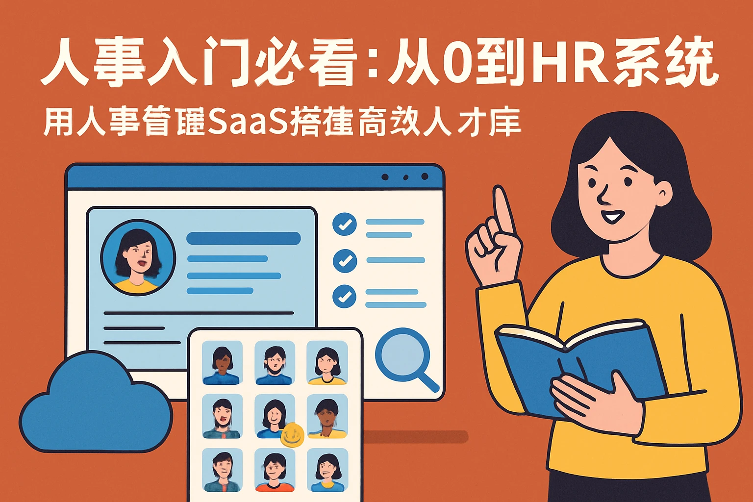 人事入门必看：从0到1掌握HR系统，用人事管理SaaS搭建高效人才库