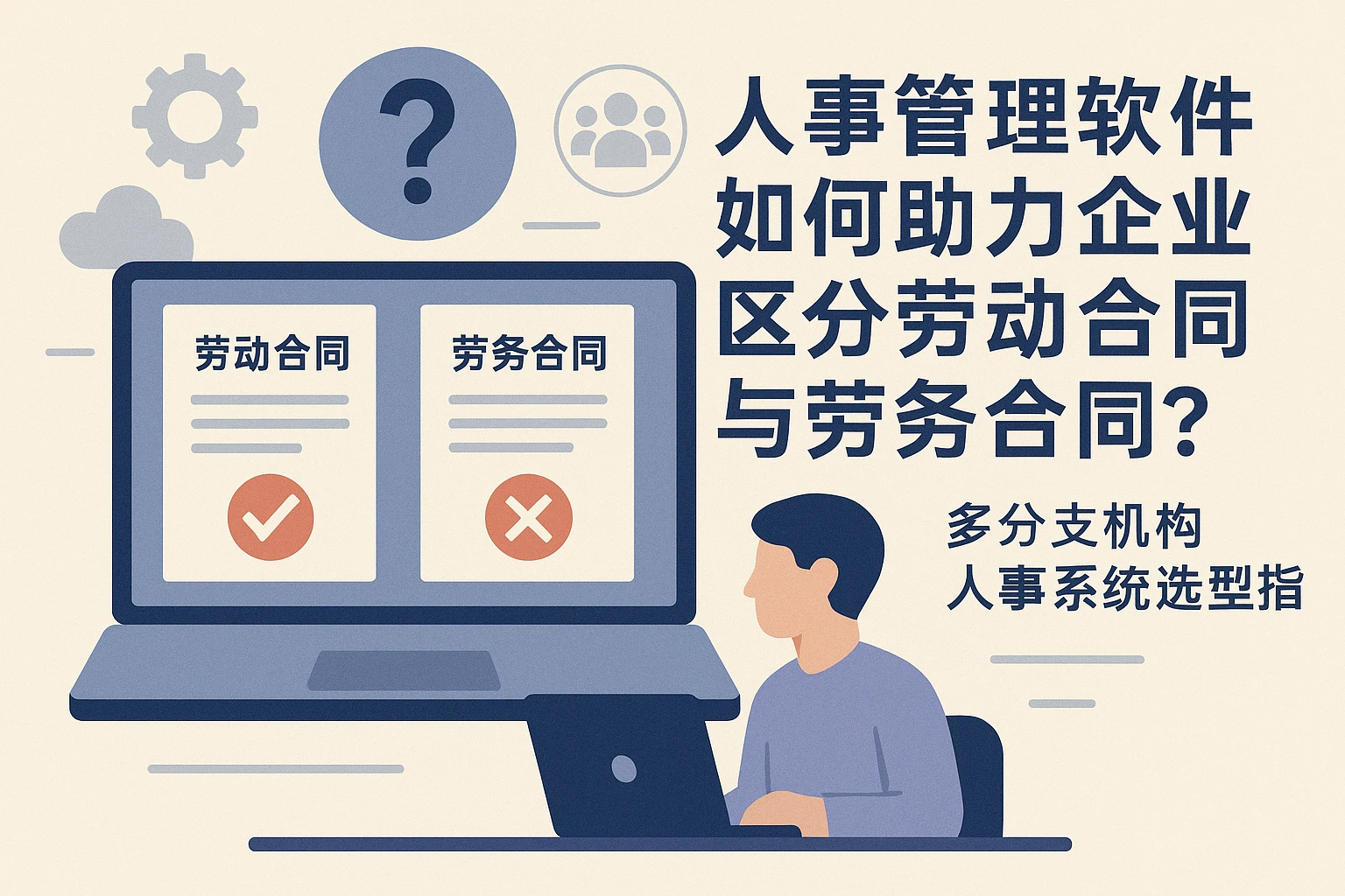 人事管理软件如何助力企业区分劳动合同与劳务合同？多分支机构人事系统选型指南