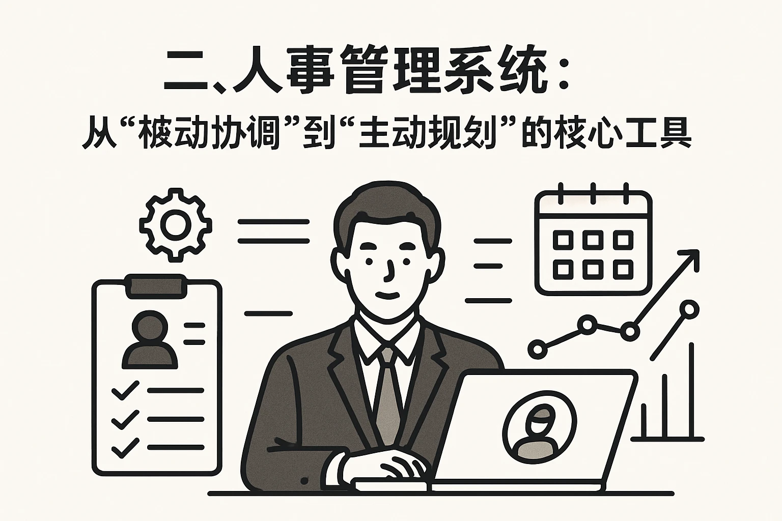 二、人事管理系统：从“被动协调”到“主动规划”的核心工具