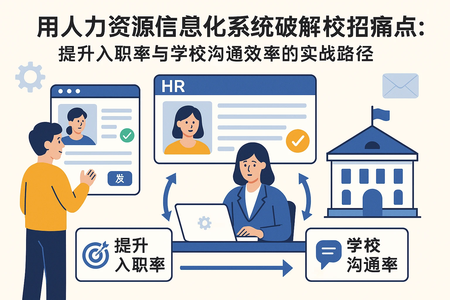 用人力资源信息化系统破解校招痛点：提升入职率与学校沟通效率的实战路径