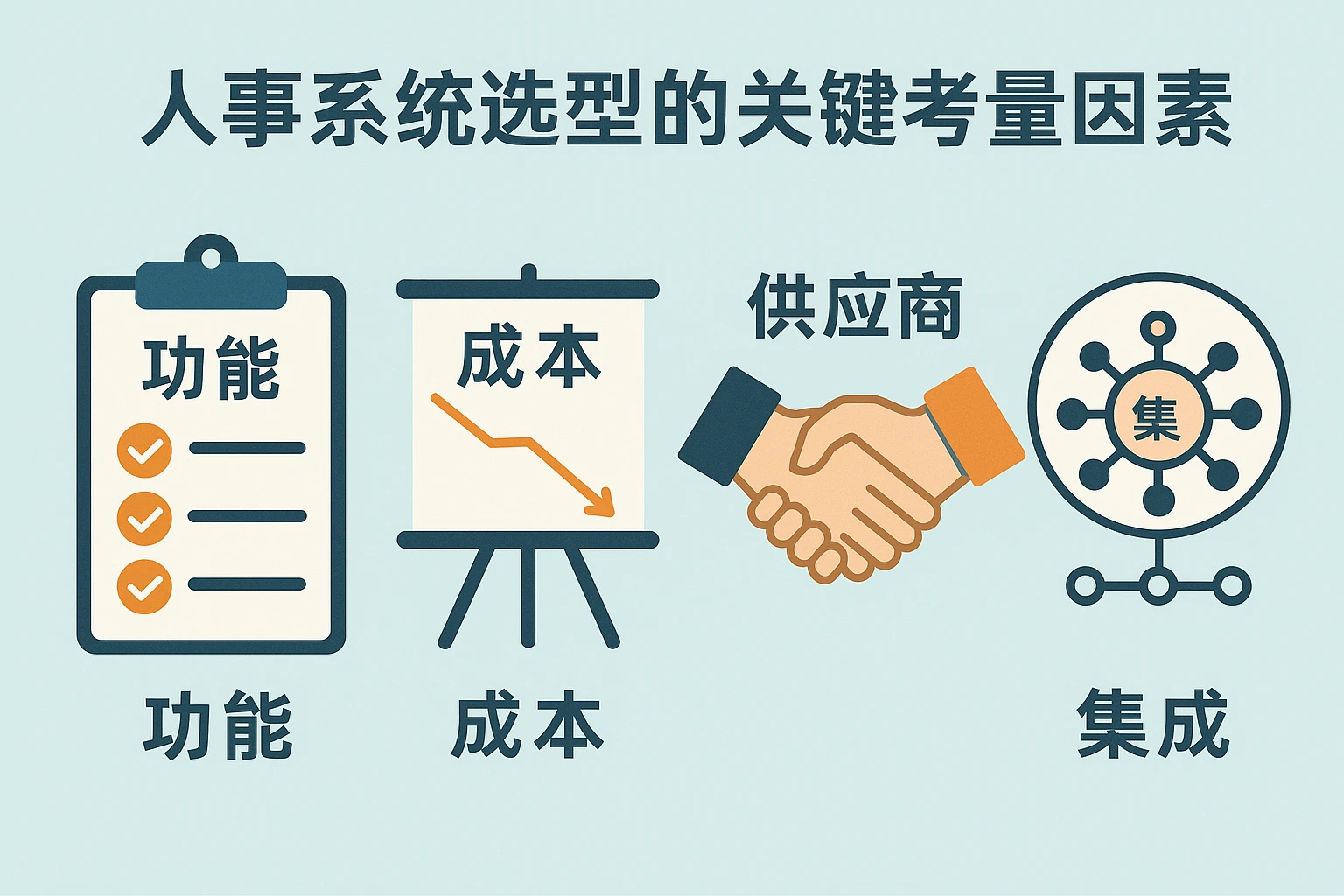 人事系统选型的关键考量因素