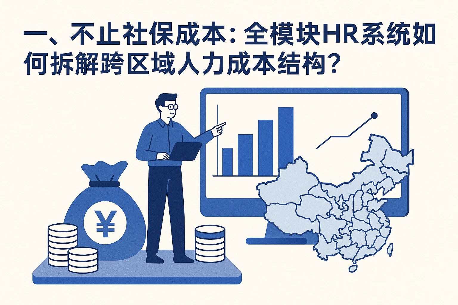 一、不止社保成本:全模块HR系统如何拆解跨区域人力成本结构?