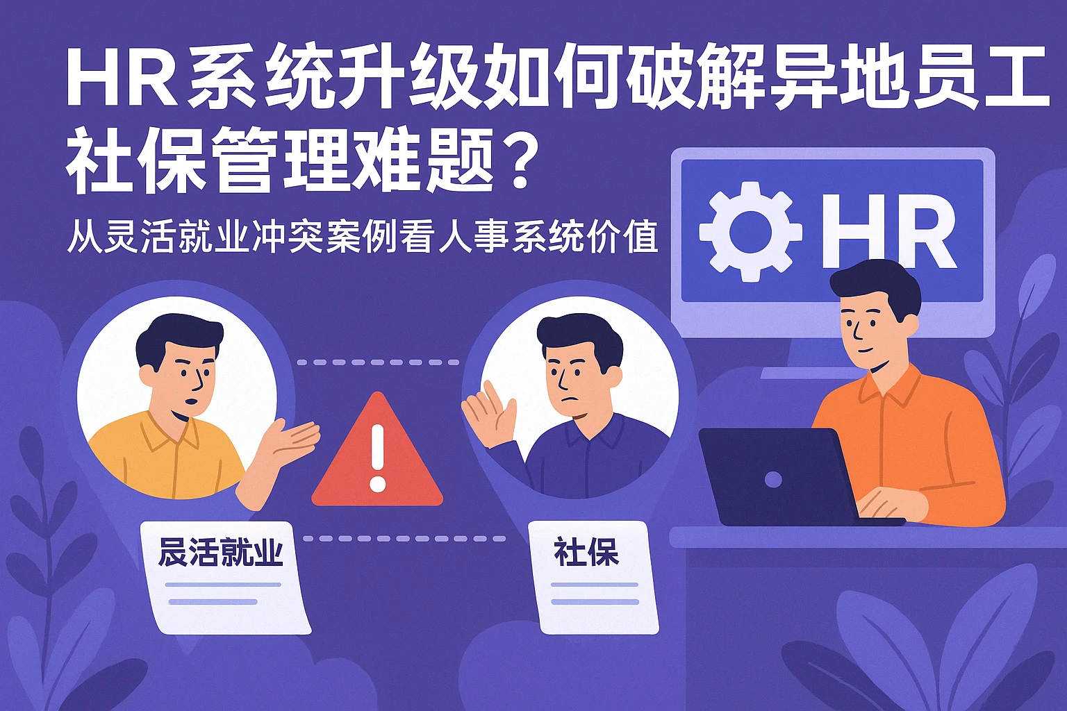 HR系统升级如何破解异地员工社保管理难题？从灵活就业冲突案例看人事系统价值