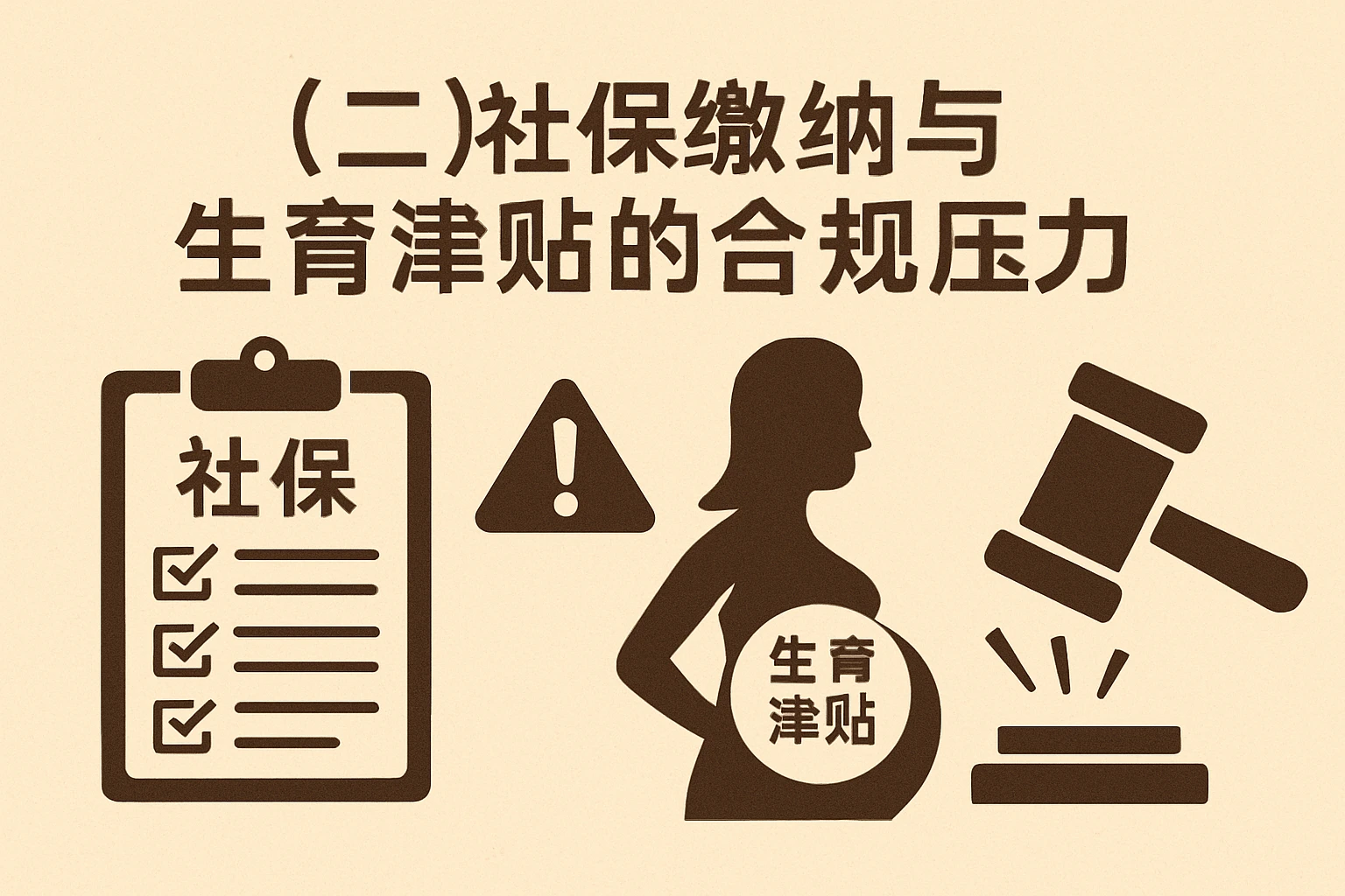 (二)社保缴纳与生育津贴的合规压力